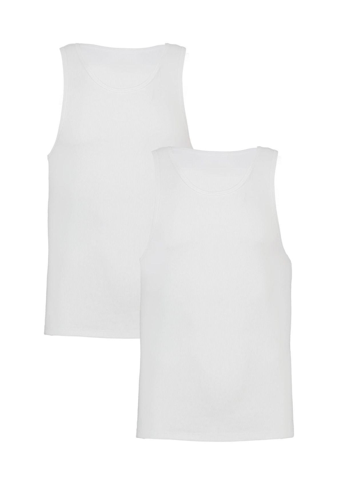 Performance Cotton Tank Top - 2 Pack