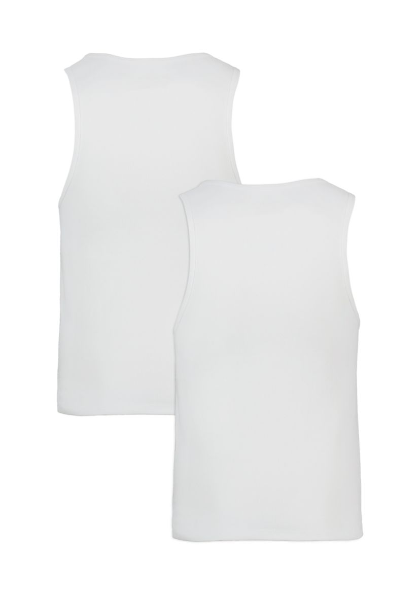 Performance Cotton Tank Top - 2 Pack