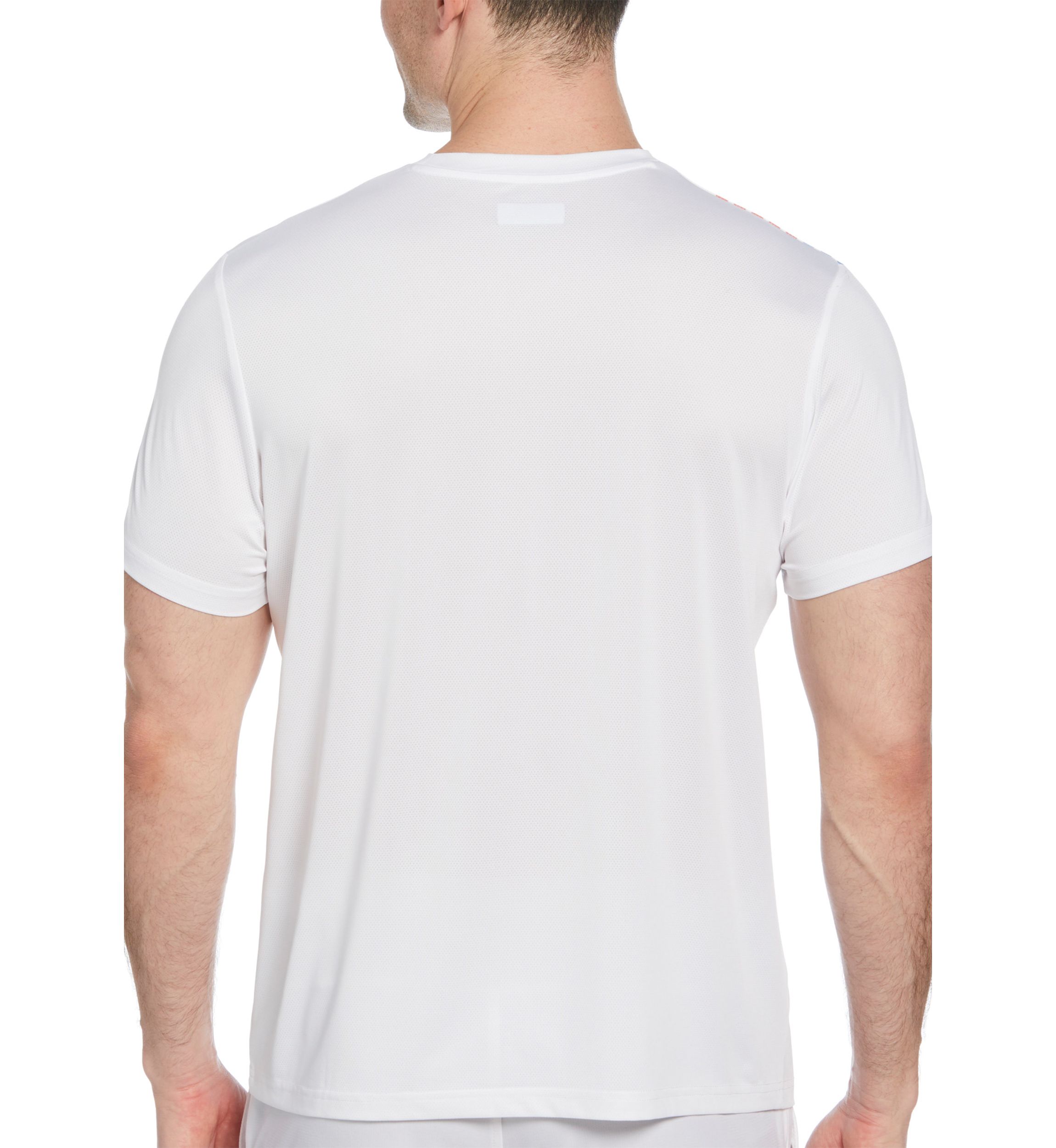 Mens Asymmetric Front Panel Printed T-Shirt