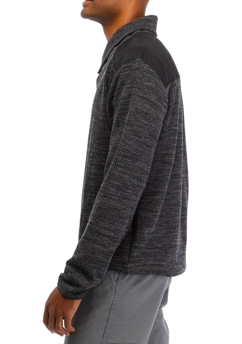 Mens Shawl Collar Shirt