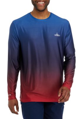 Men's Seagrass Cove Long Sleeve Performance Graphic T-Shirt