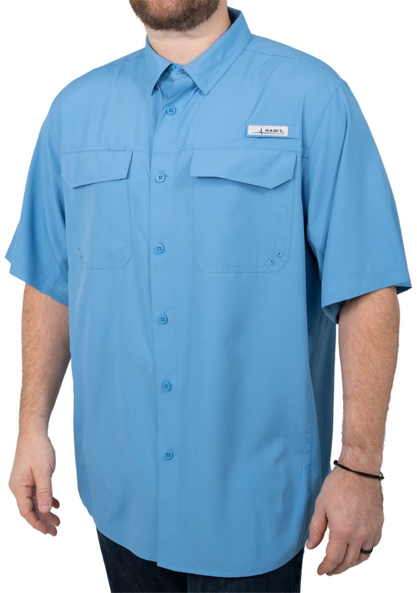 Mens Trappers Cabin Hybrid Short Sleeve Fishing Shirt