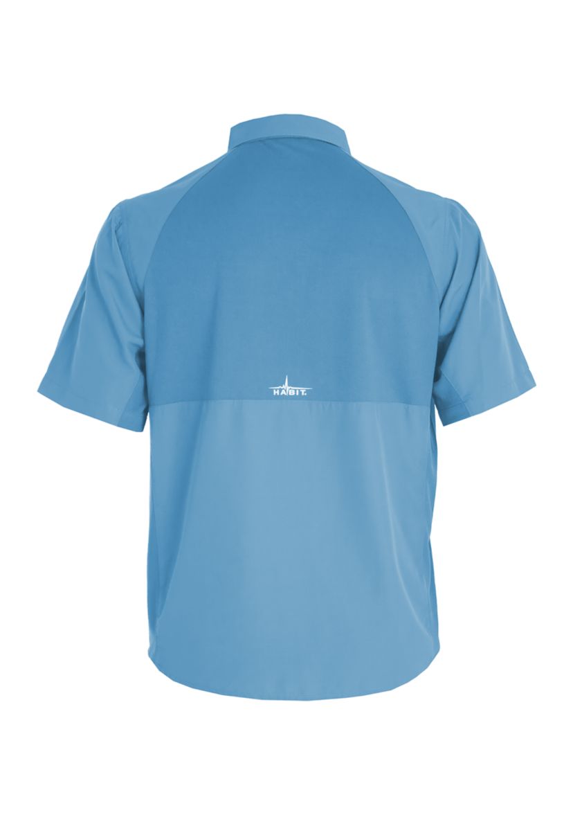 Mens Trappers Cabin Hybrid Short Sleeve Fishing Shirt