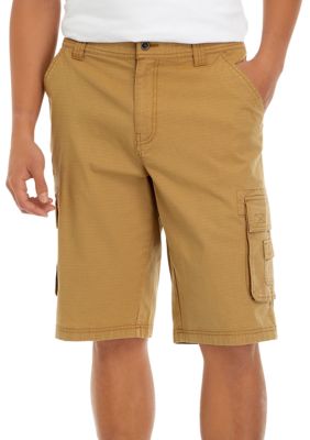 True Craft Men s 13 Ripstop Cotton Cargo Shorts