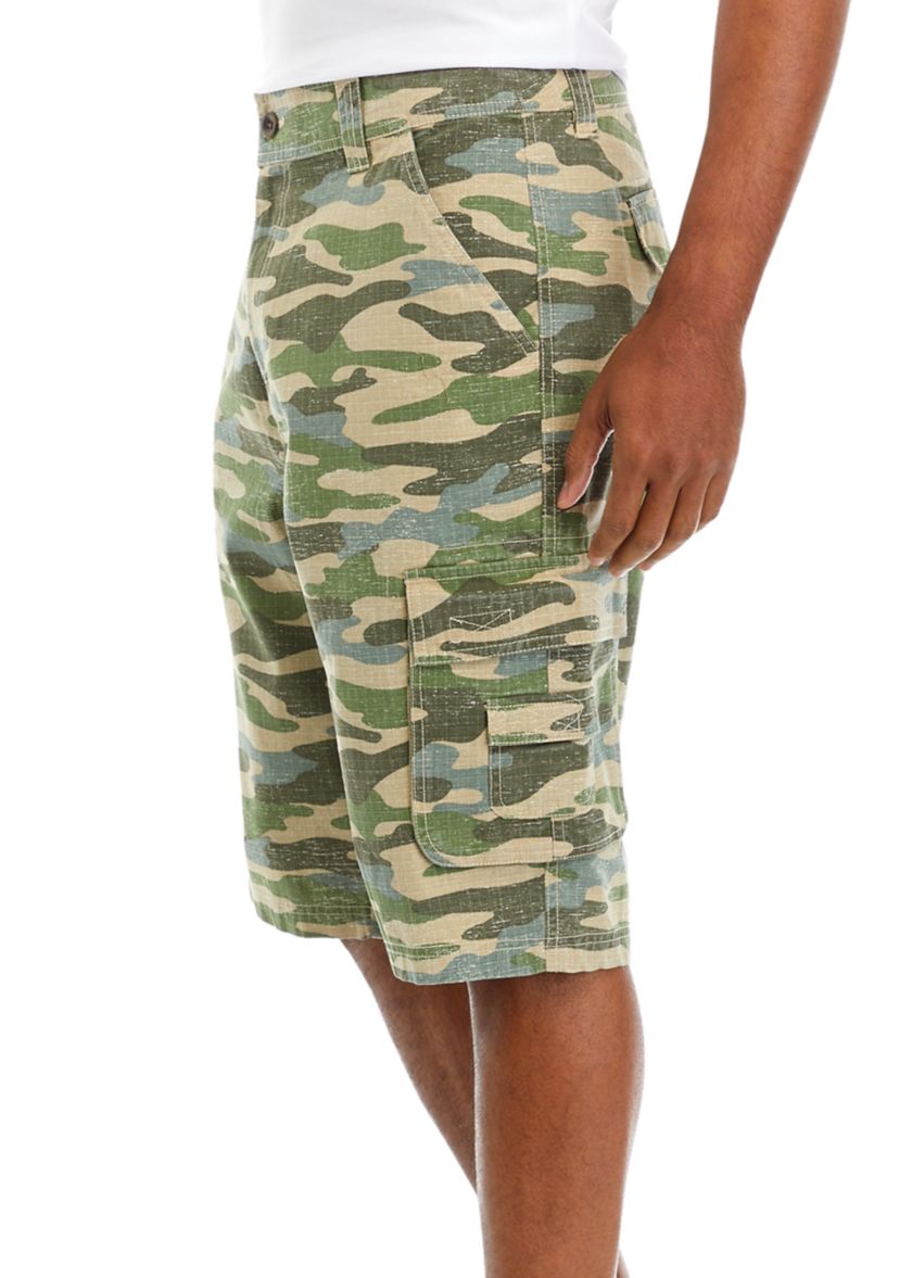13" Ripstop Printed Cargo Shorts