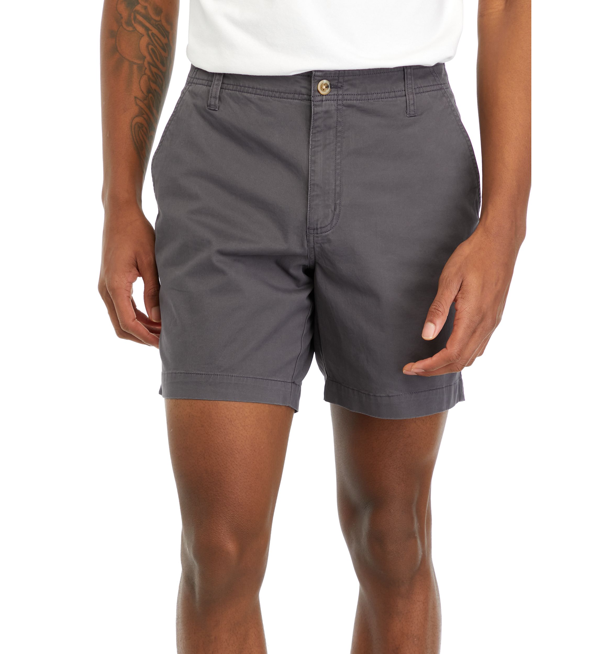 7" Flat Front Shorts