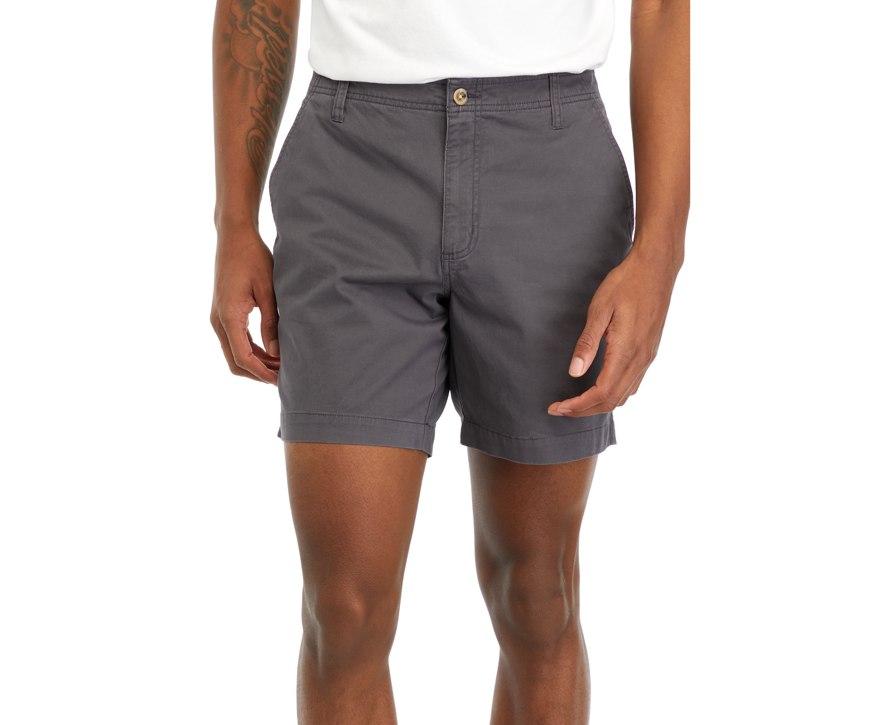 7" Flat Front Shorts