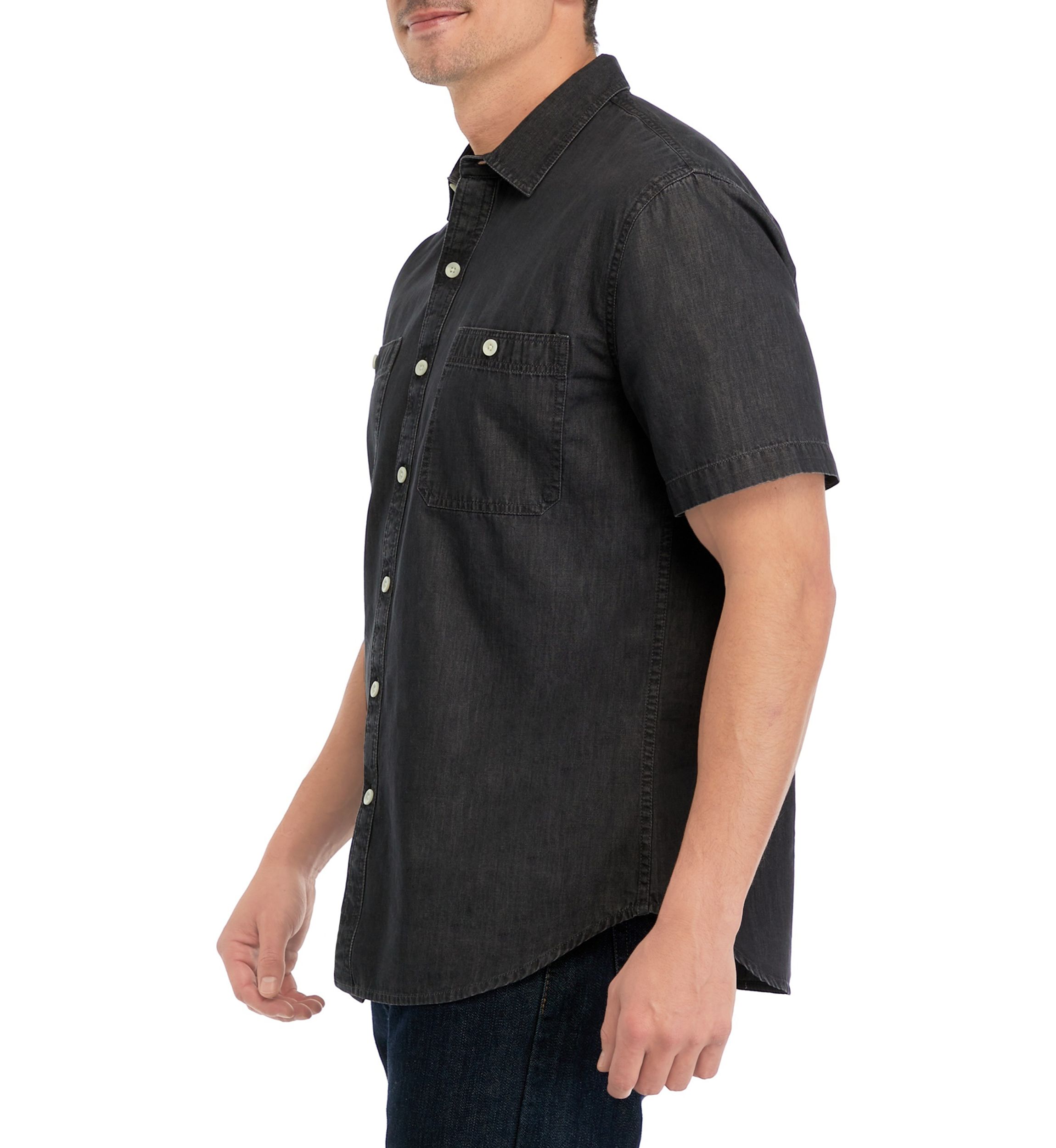 Short Sleeve 2 Pocket Chambray Shirt