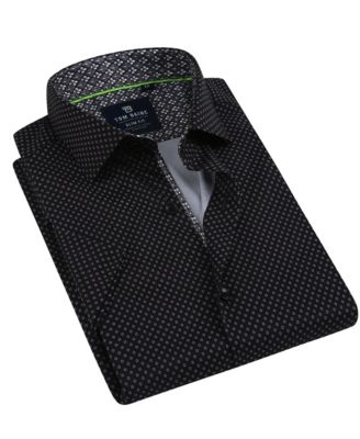 Tom Baine Slim Fit Short Sleeve Performance Stretch Button Down