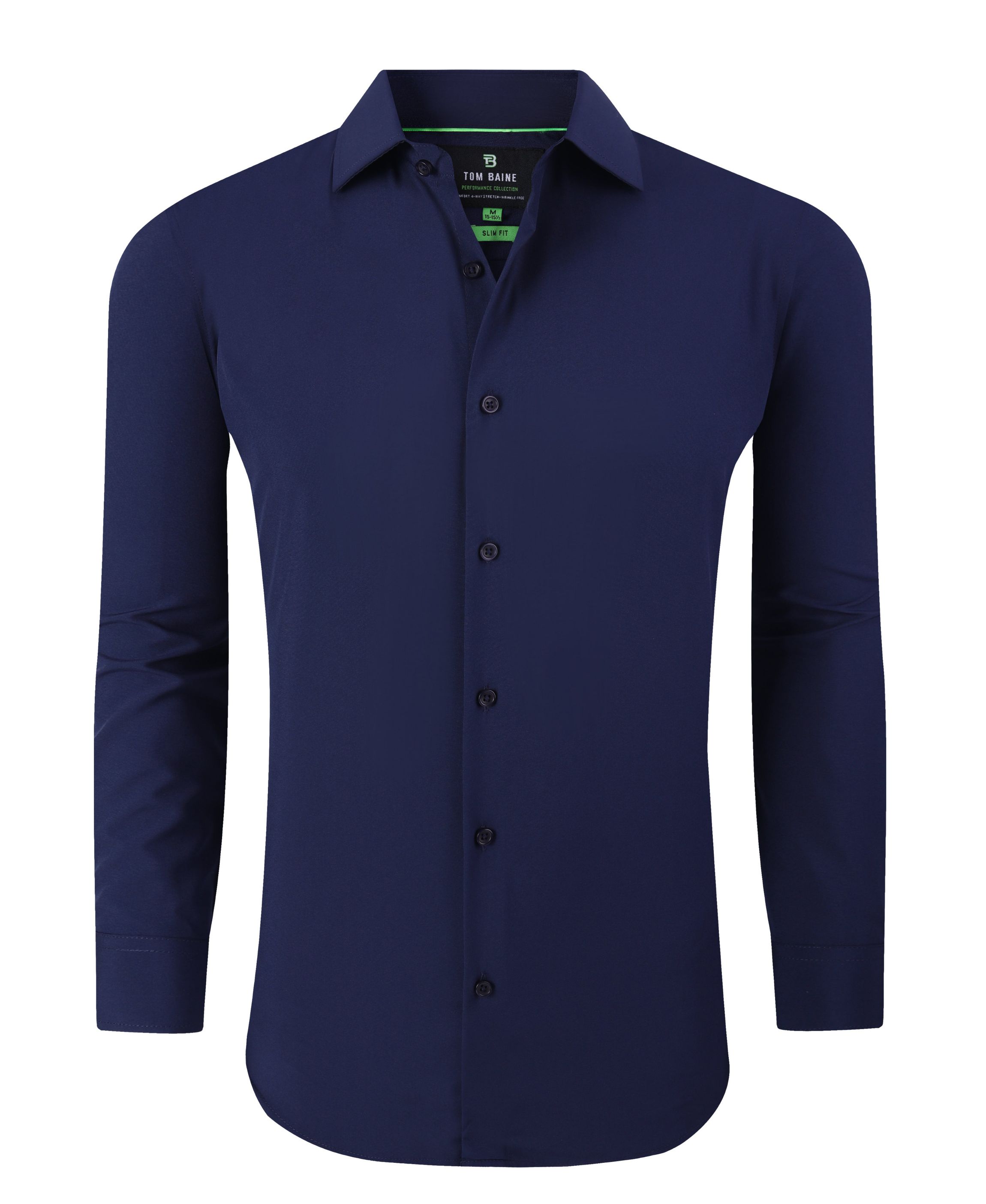 Tom Baine Performance Stretch Solid Button Down