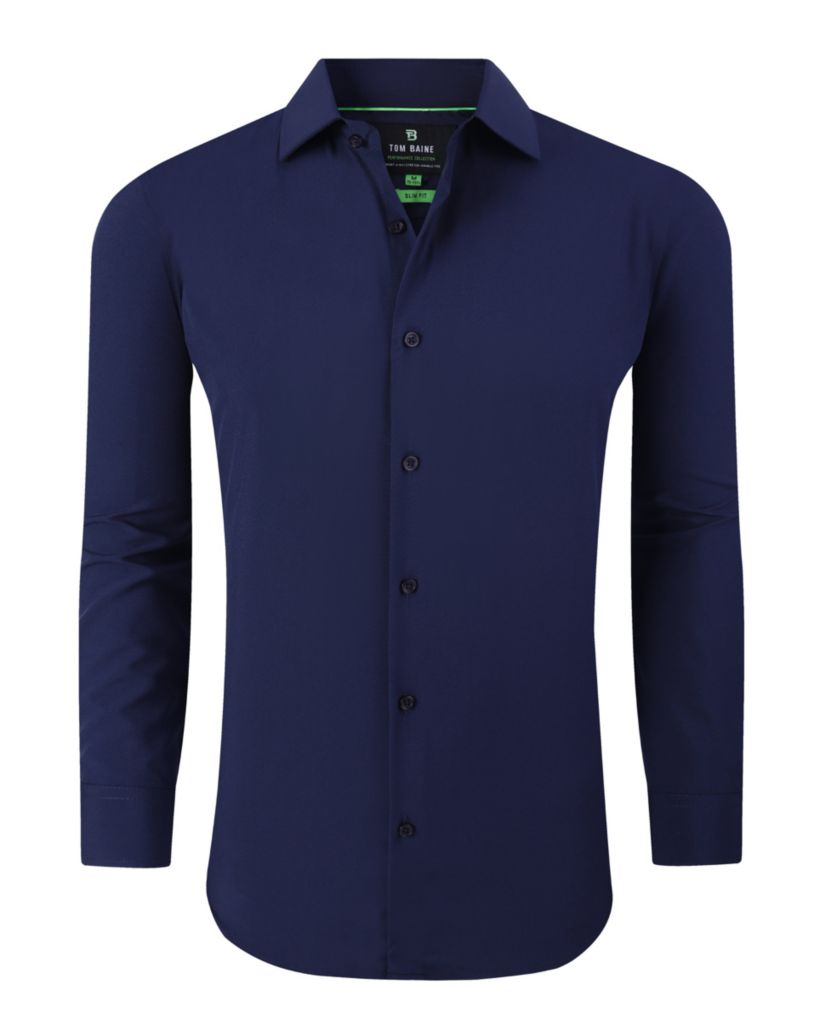 Tom Baine Performance Stretch Solid Button Down