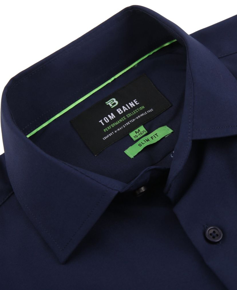 Tom Baine Performance Stretch Solid Button Down