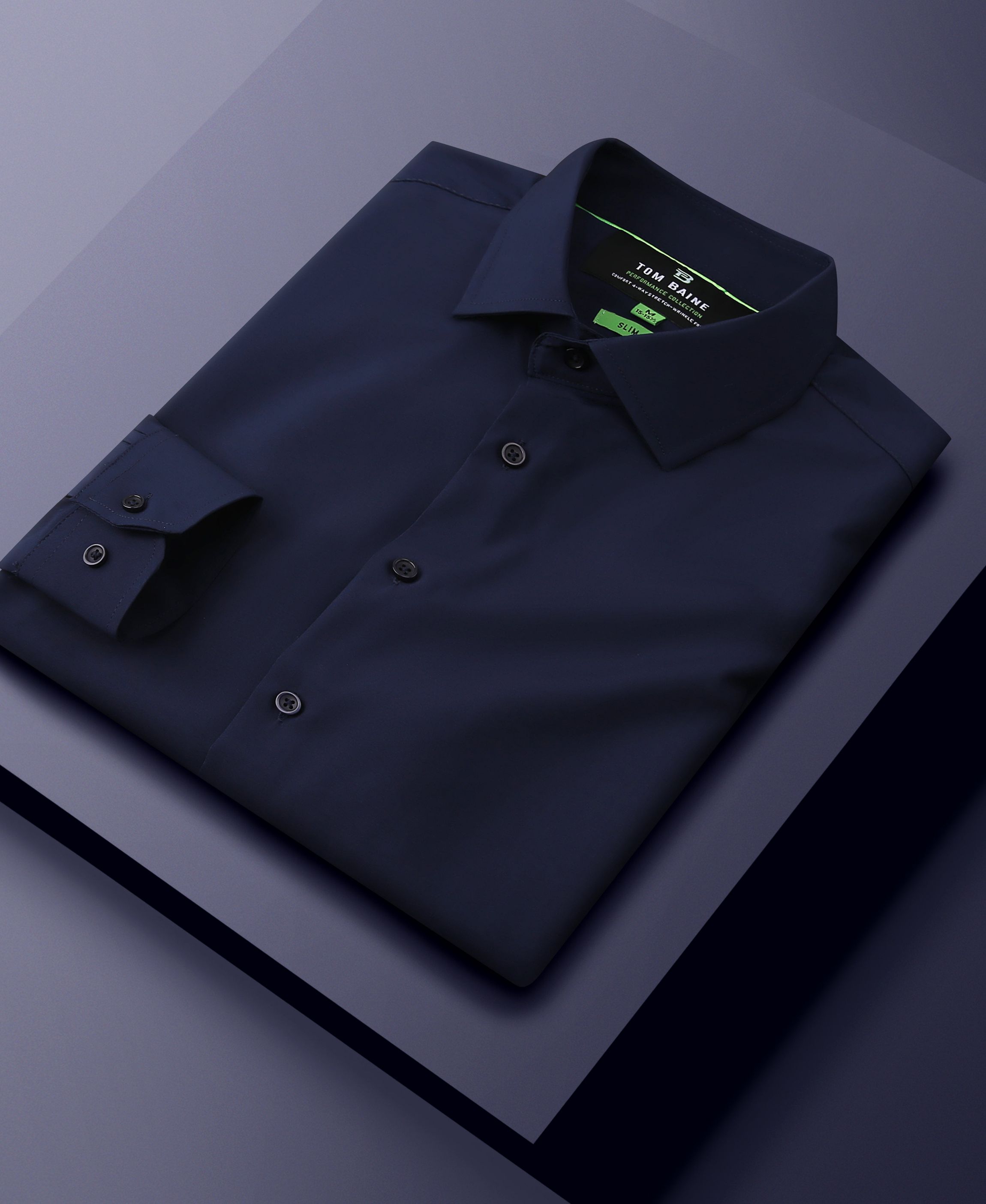 Tom Baine Performance Stretch Solid Button Down