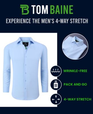 Tom Baine Performance Stretch Solid Button Down