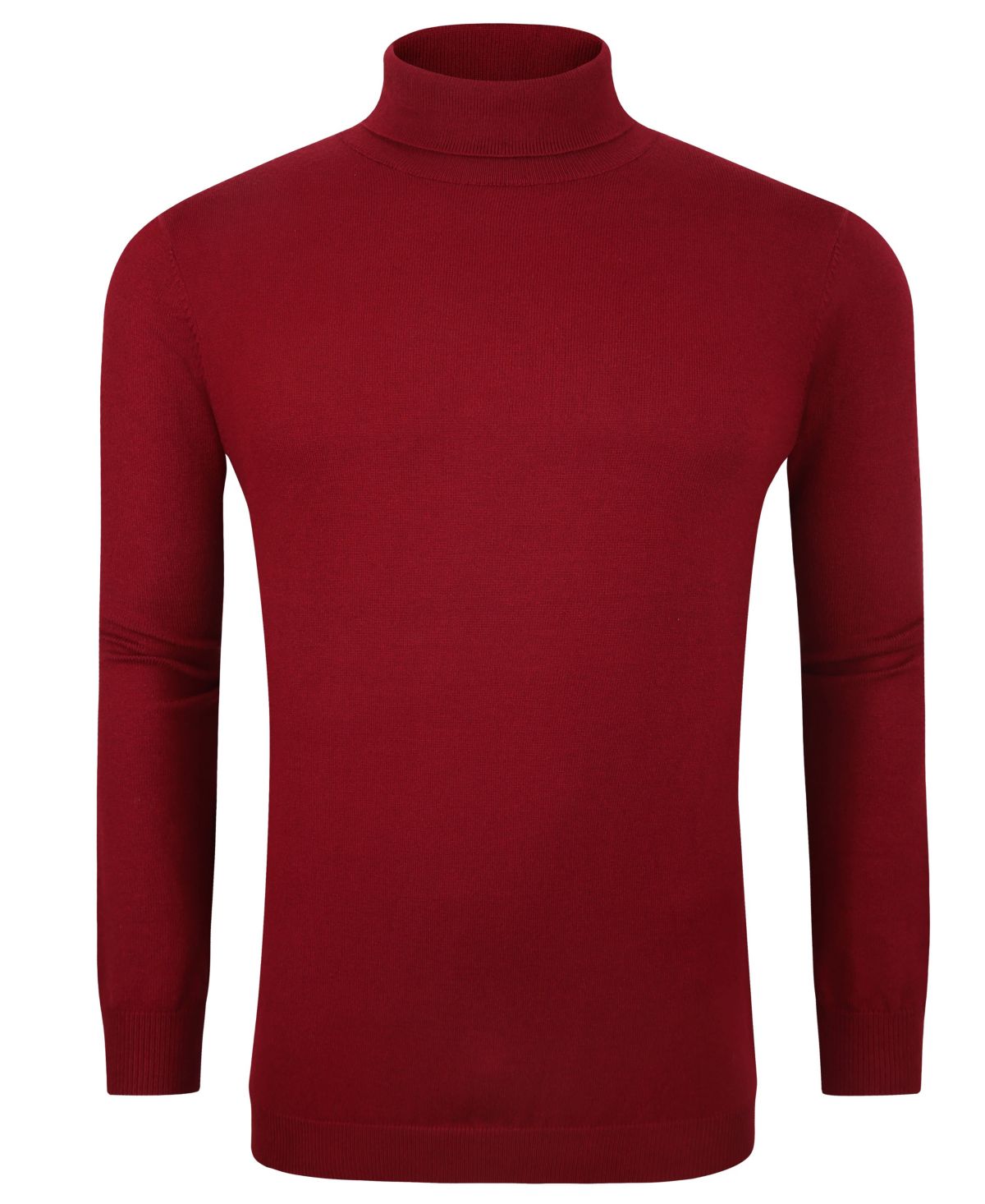 Mens Slim Fit Performance Cotton Turtle Neck