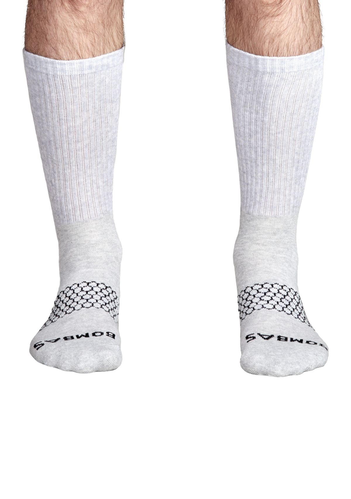 Mens Solid Crew Socks