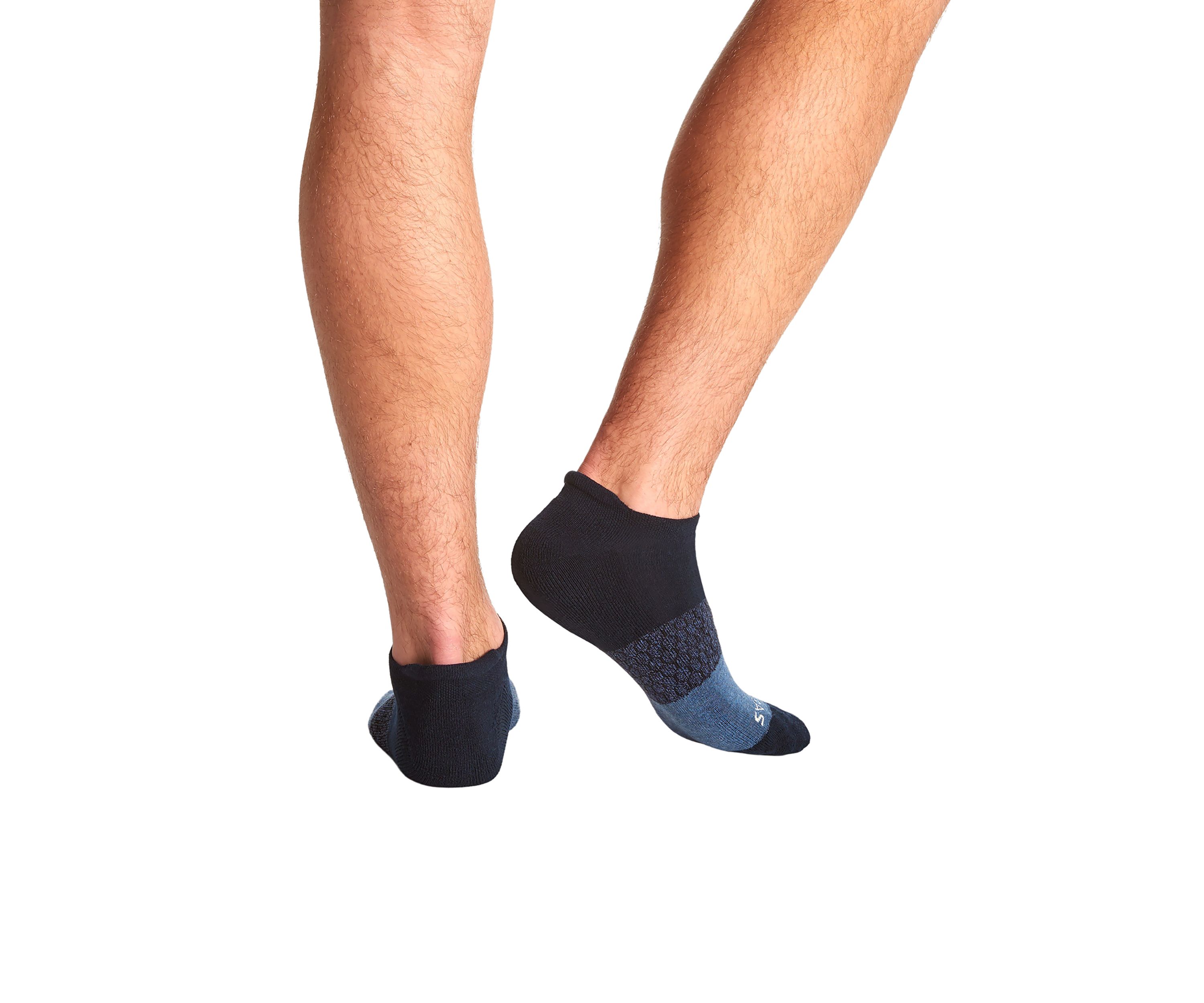 Mens Tri-Block Ankle Socks