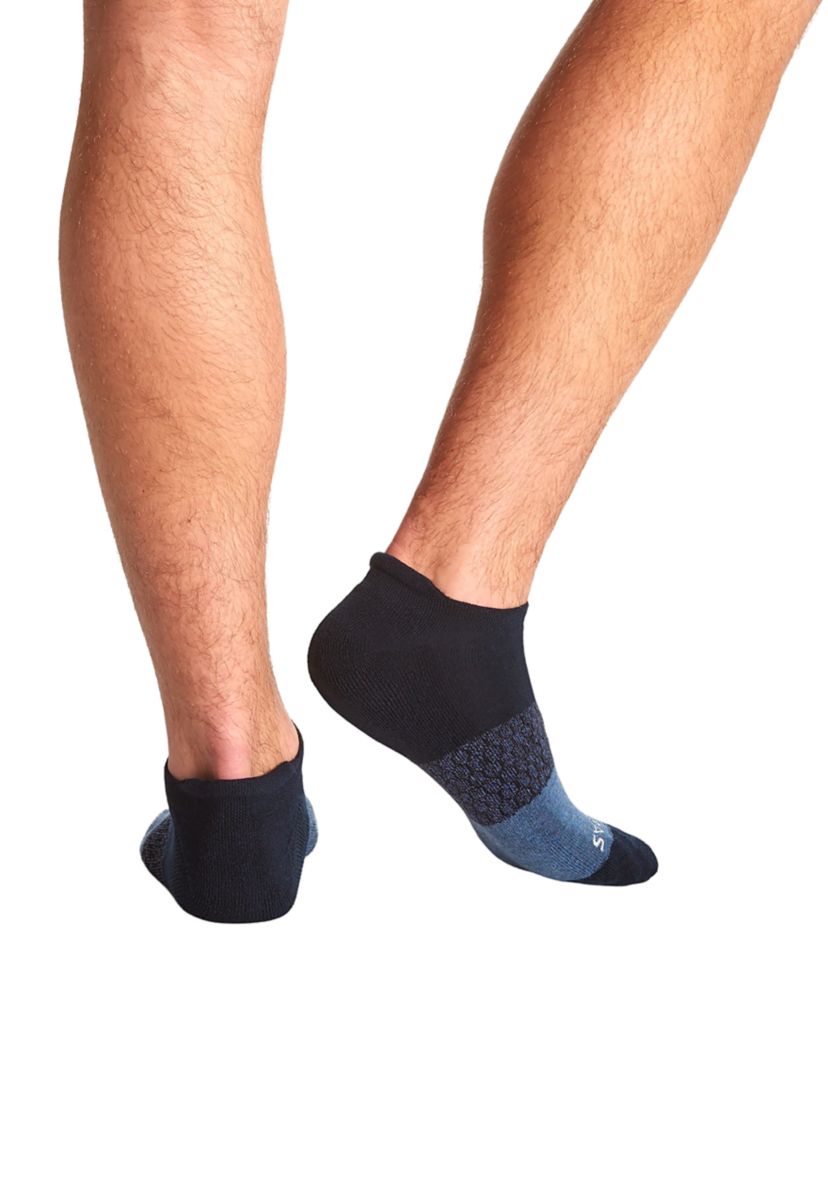 Mens Tri-Block Ankle Socks