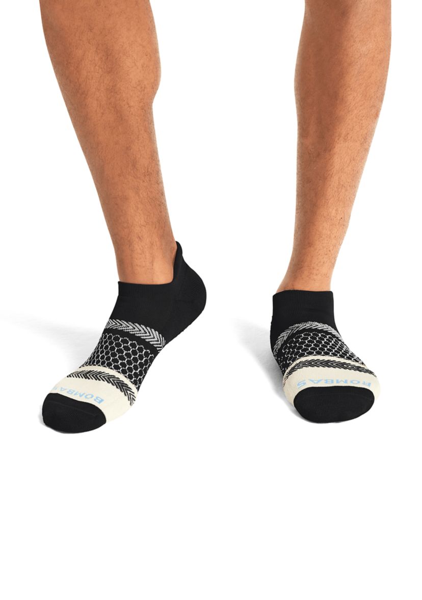 Chevron Double Stripe Ankle Socks