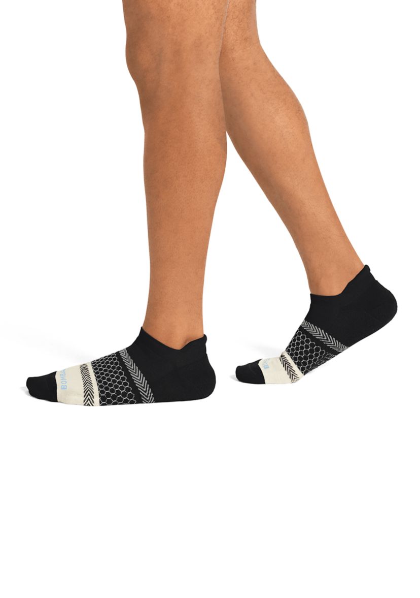 Chevron Double Stripe Ankle Socks
