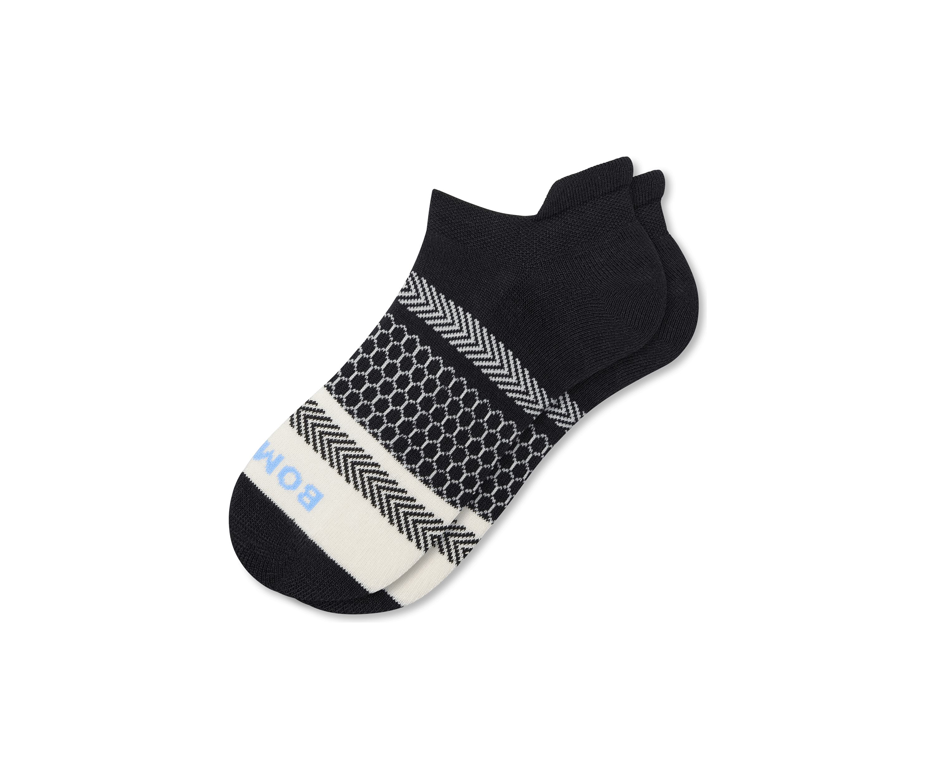Chevron Double Stripe Ankle Socks