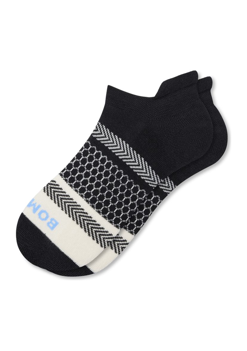 Chevron Double Stripe Ankle Socks