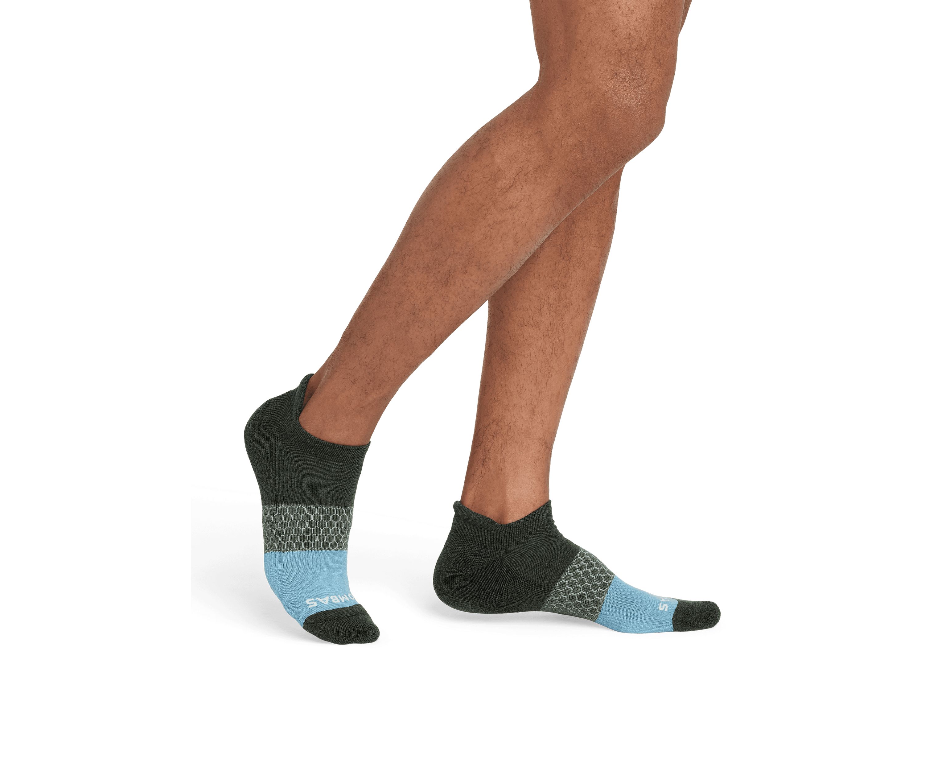 Marl Tri-Block Ankle Socks