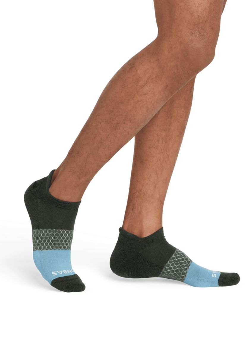 Marl Tri-Block Ankle Socks