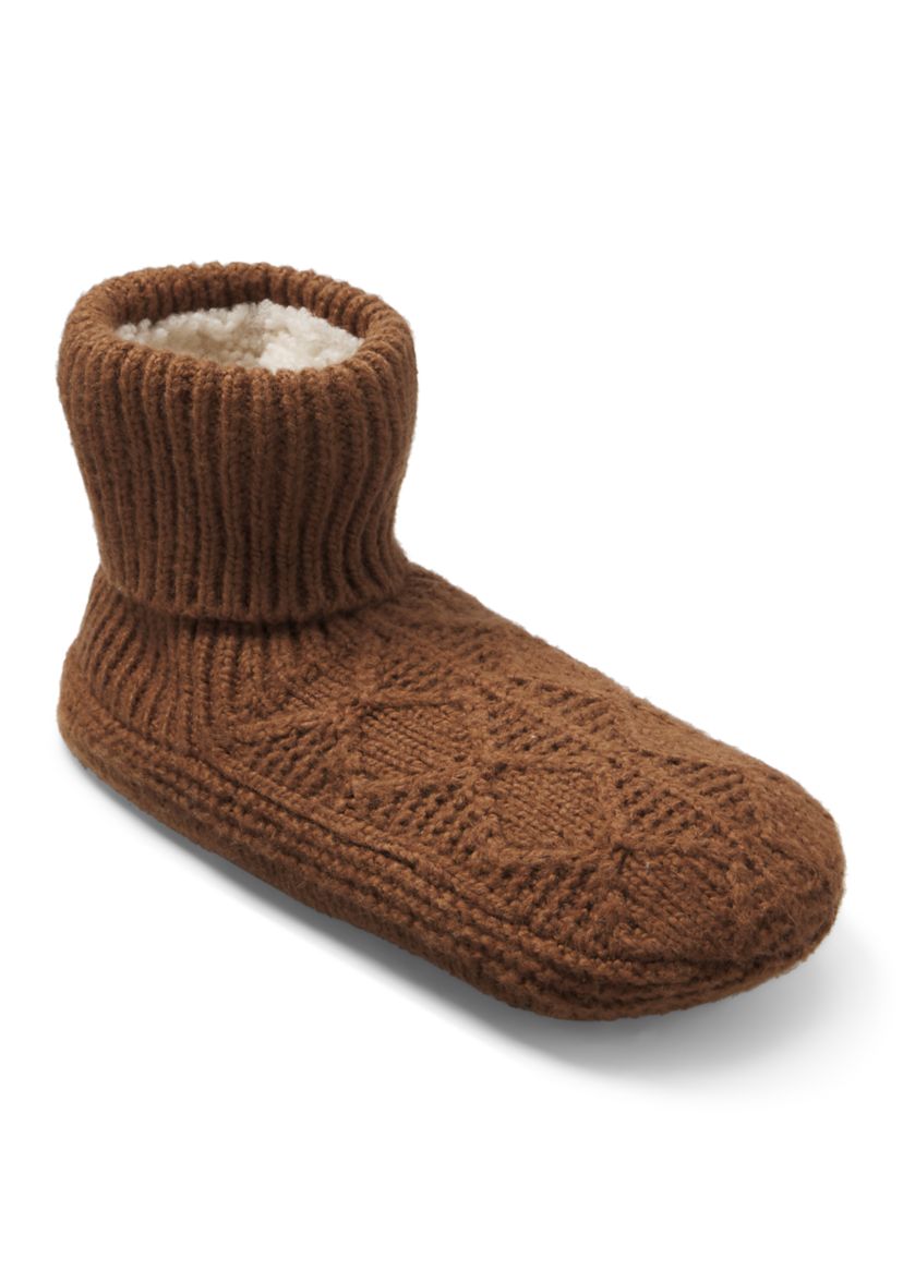 Sherpa Gripper Slipper Booties