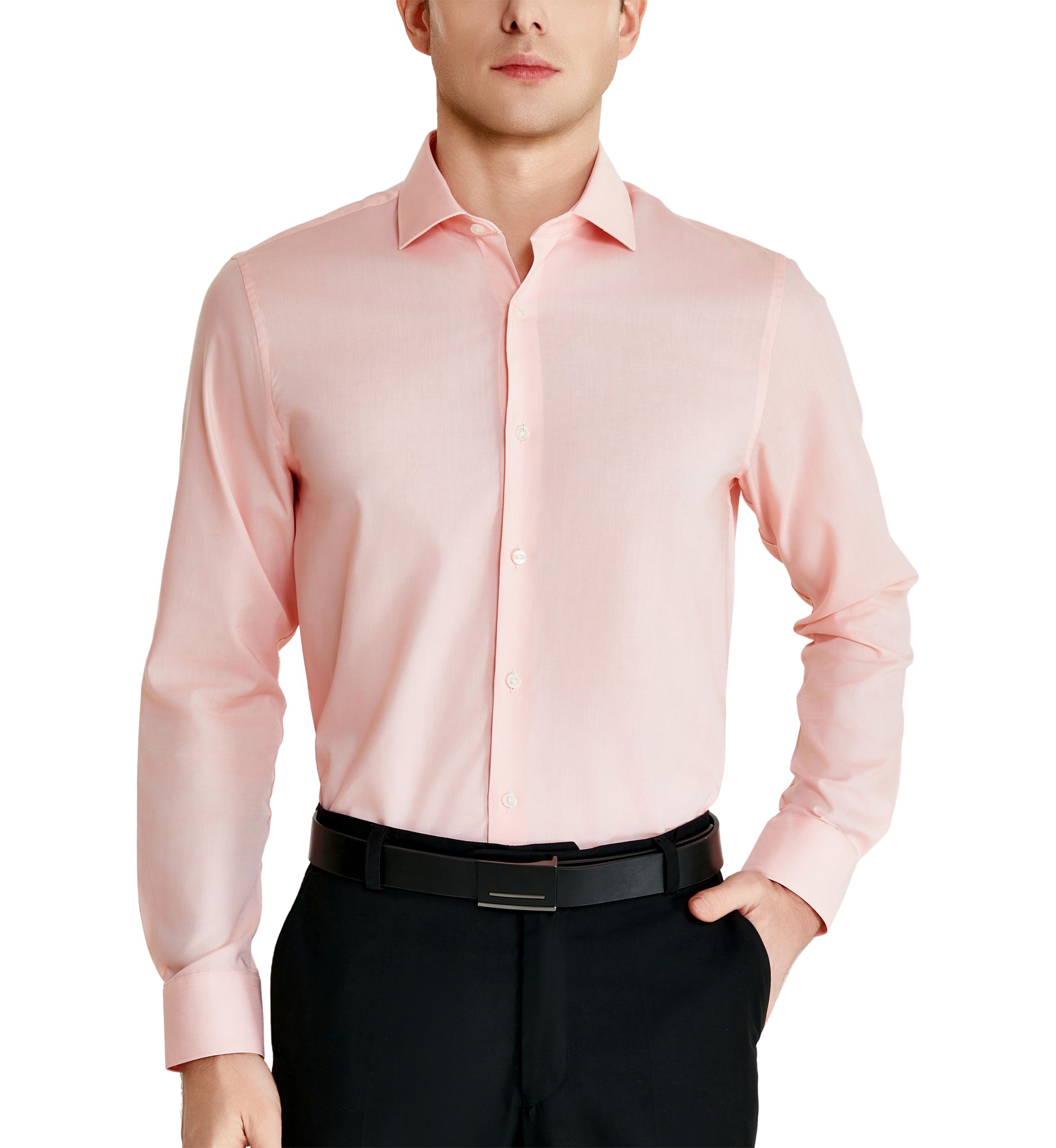 Mens Luxe Twill Button Down Shirt