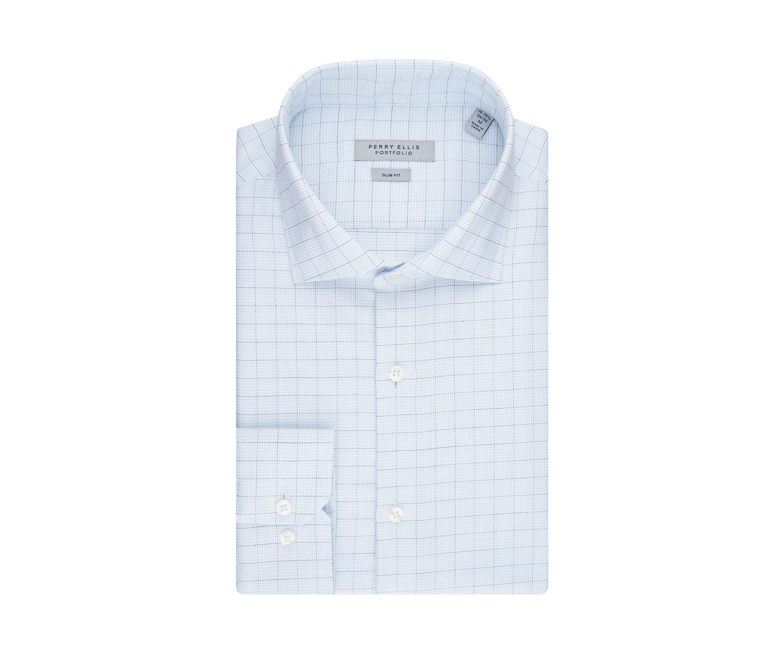 Mens Tattersall Printed Button Down Shirt