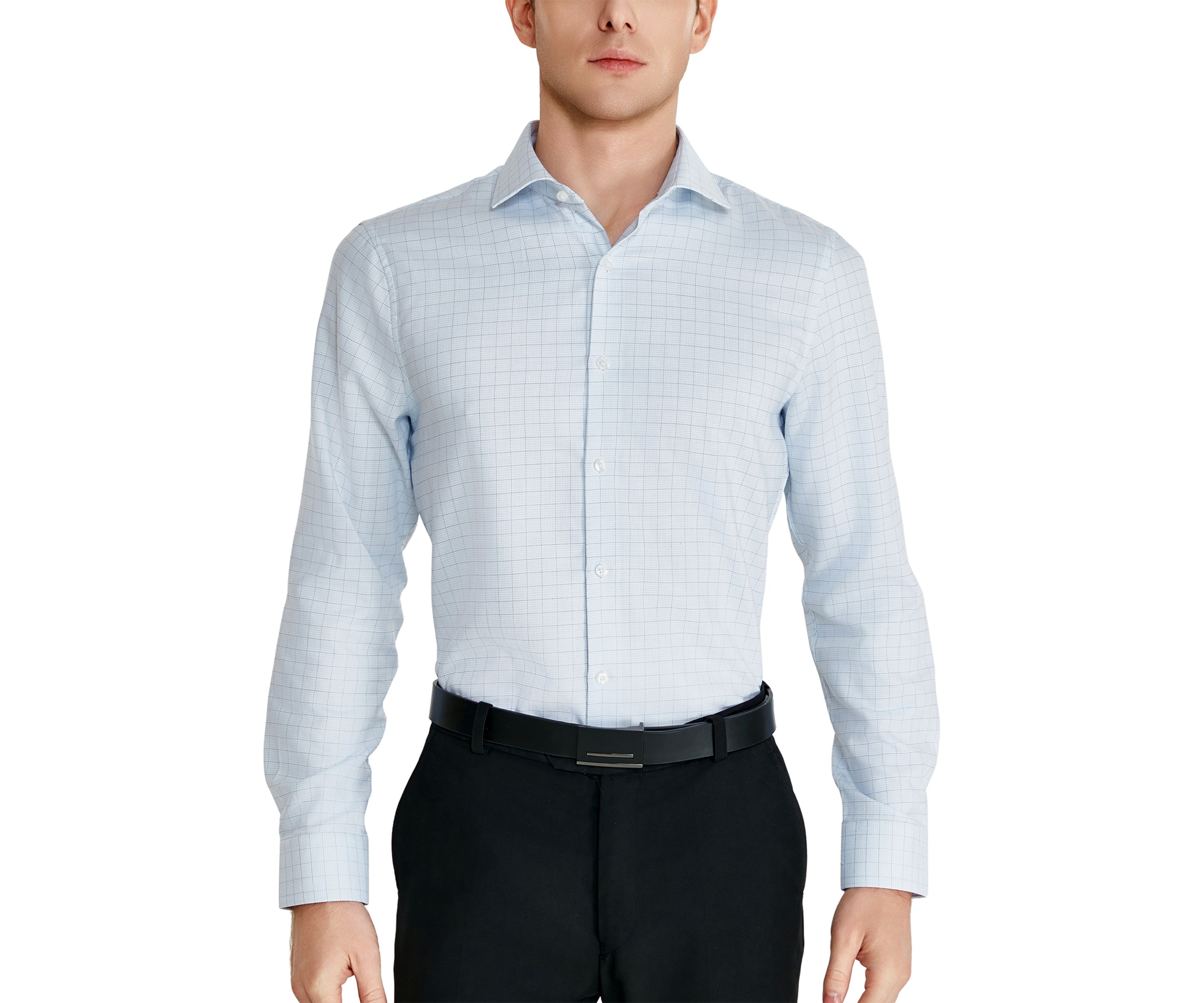 Mens Tattersall Printed Button Down Shirt