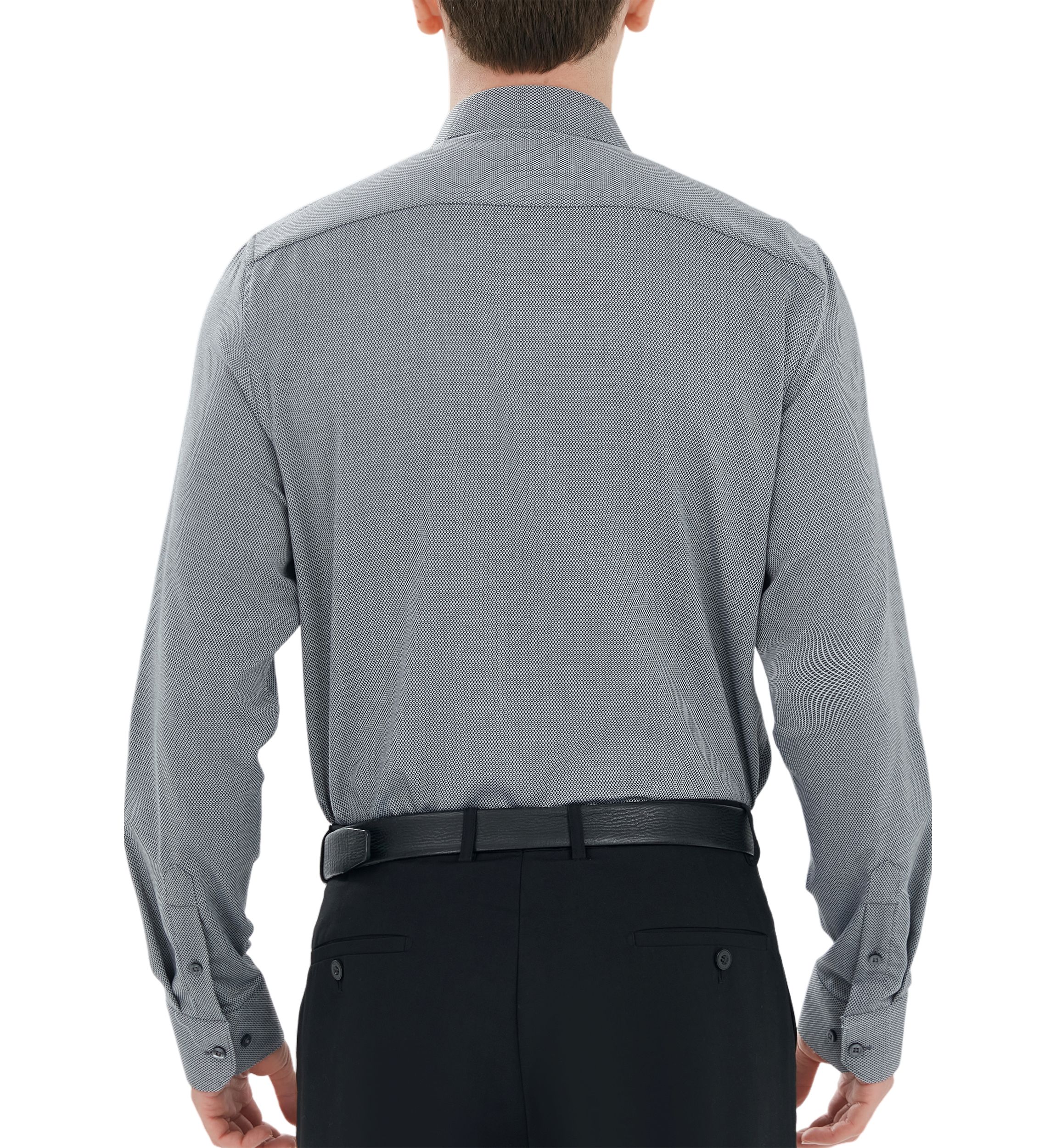 Mens Diamond Dobby Printed Shirt