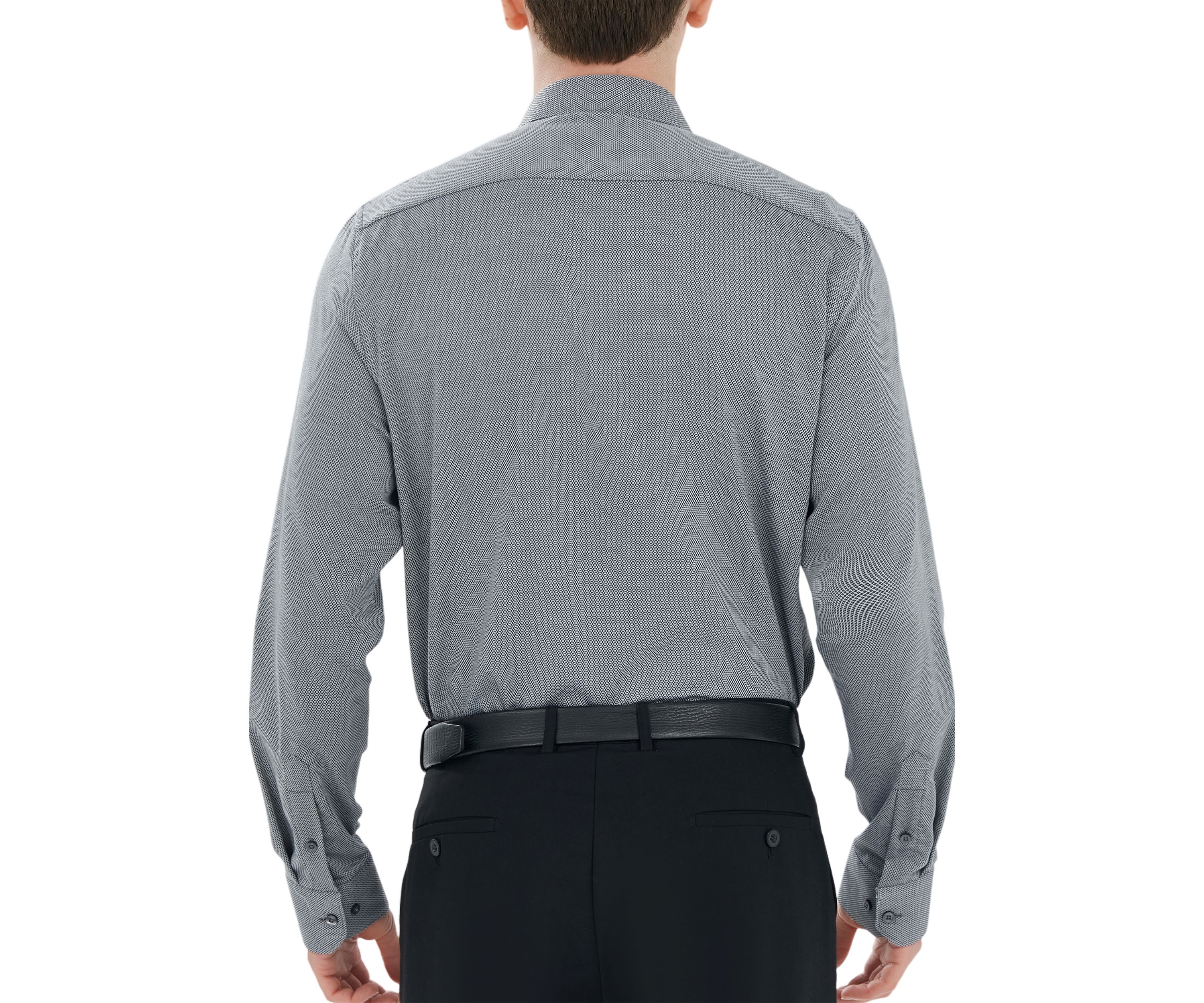Mens Diamond Dobby Printed Shirt