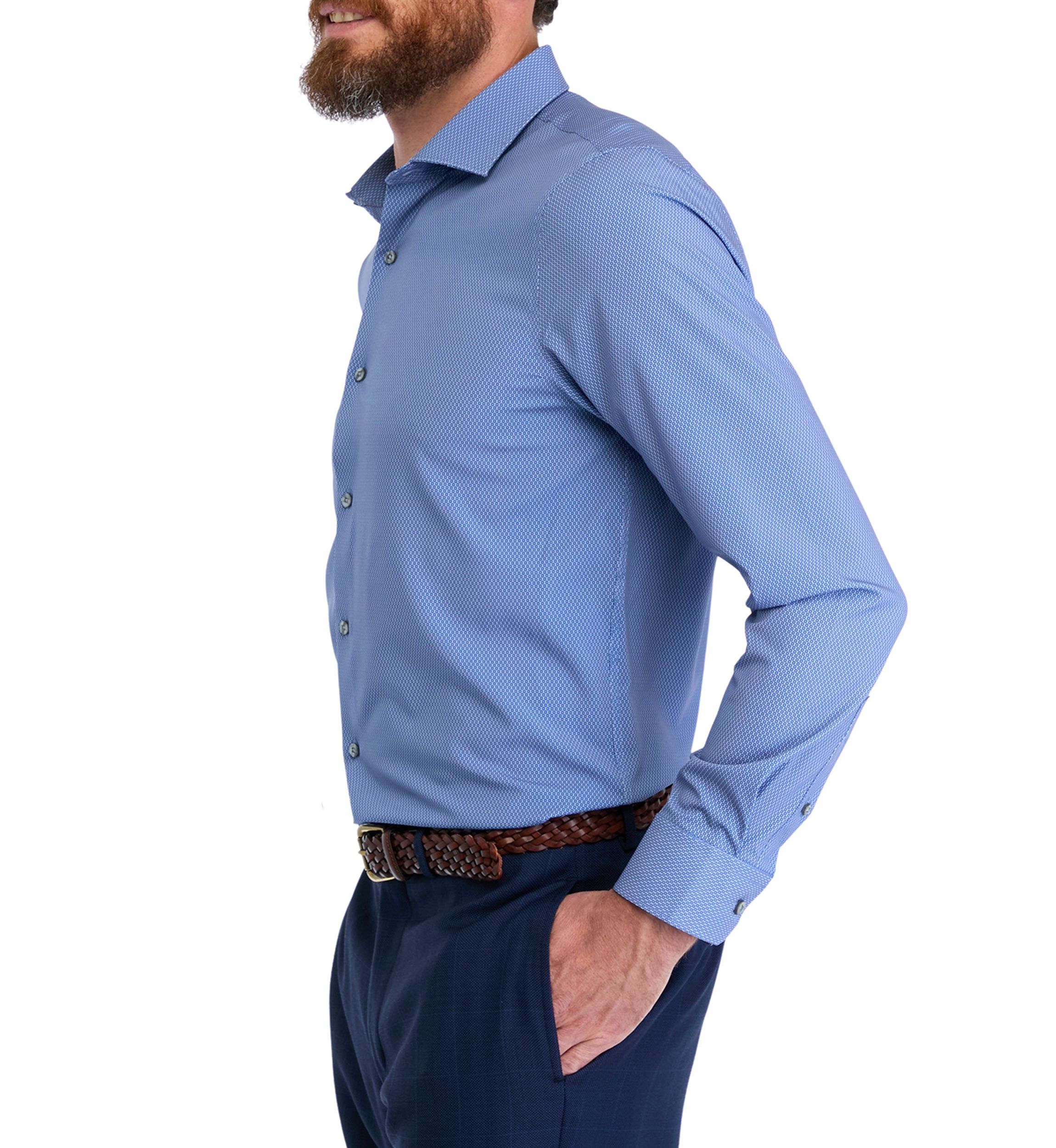 Performance Tech Printed Dress Shirt