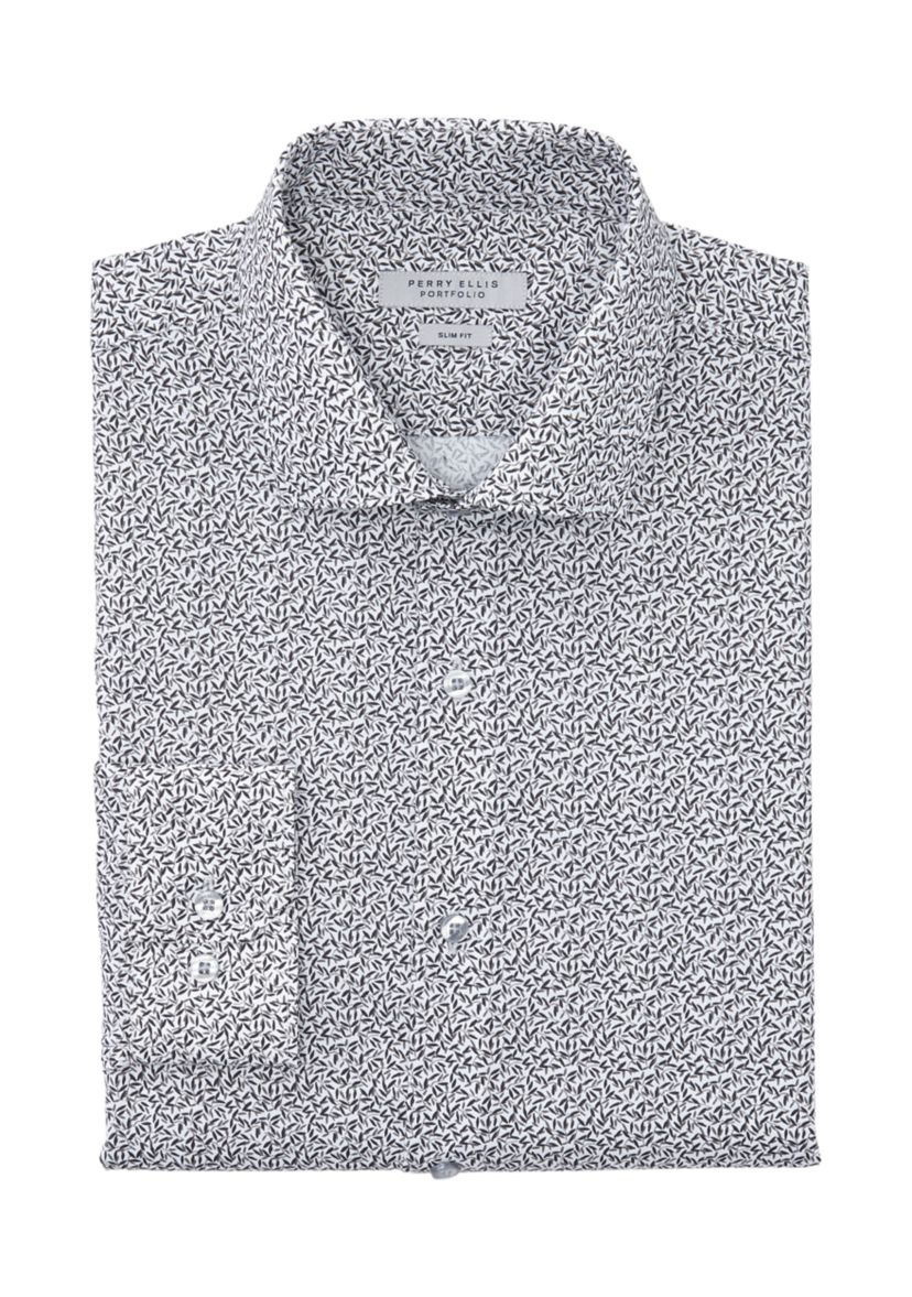 Branch Print Dress Shirt 