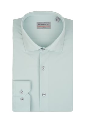 Perry Ellis Men's GREEN GRAS, 18 - 18.5 34/35