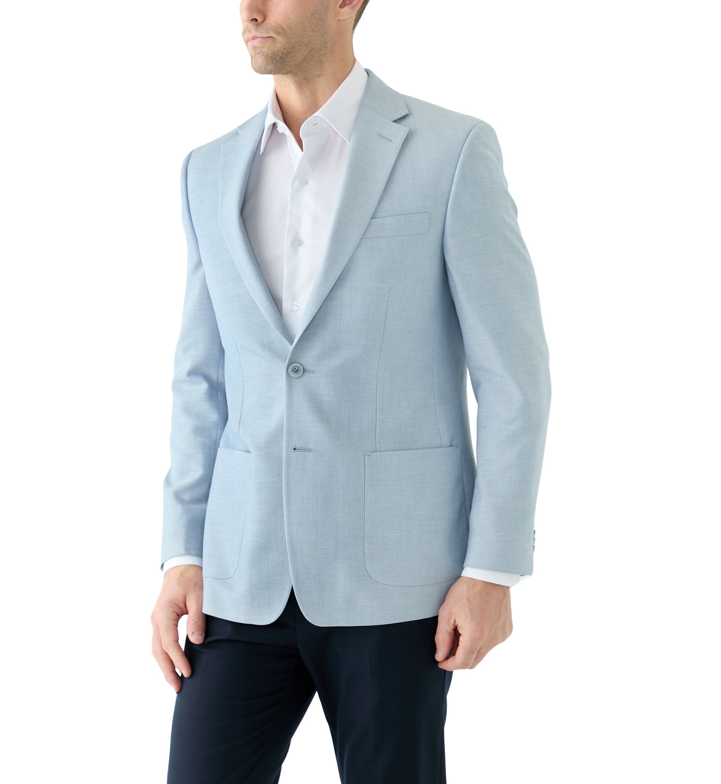 Mens Single Breasted Blazer