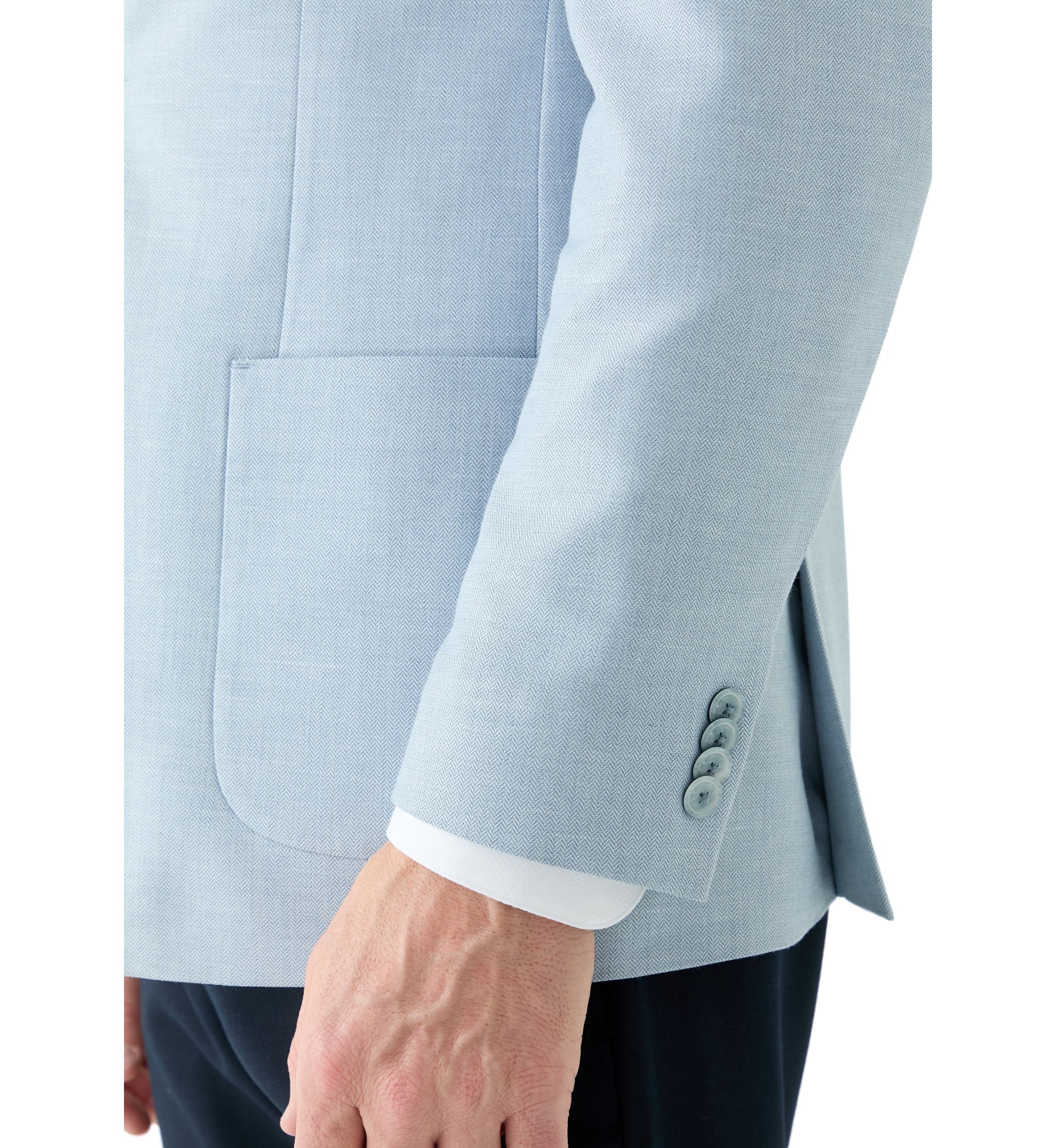 Mens Single Breasted Blazer