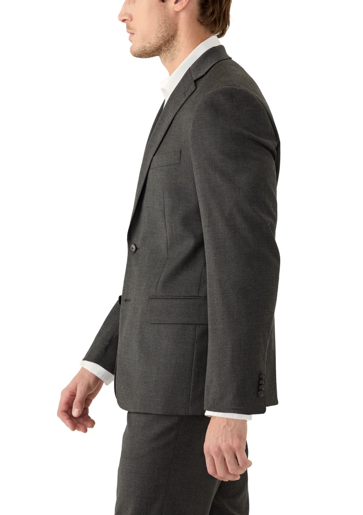 Mens Solid Suit Separate Coat 