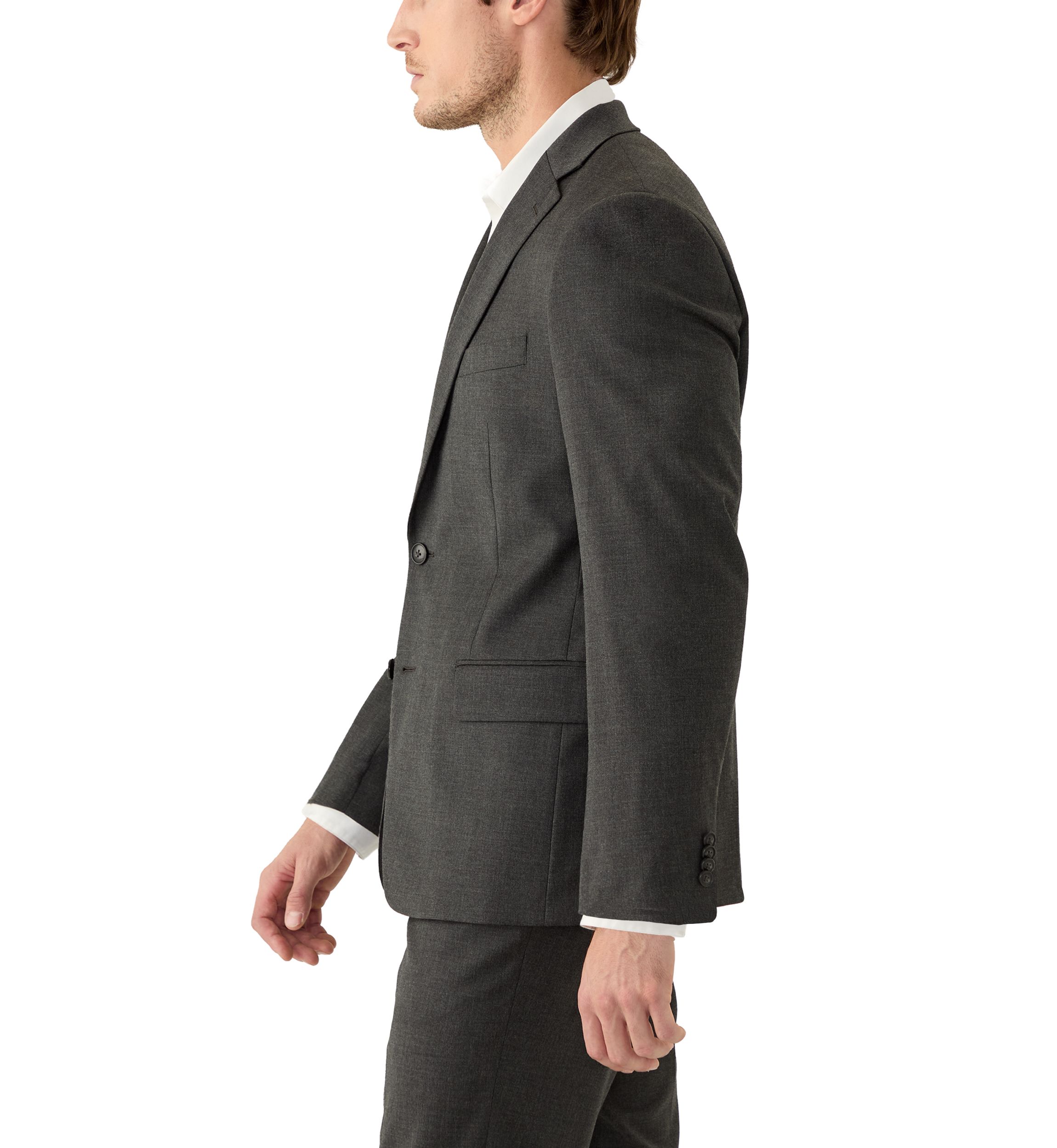 Mens Solid Suit Separate Coat 