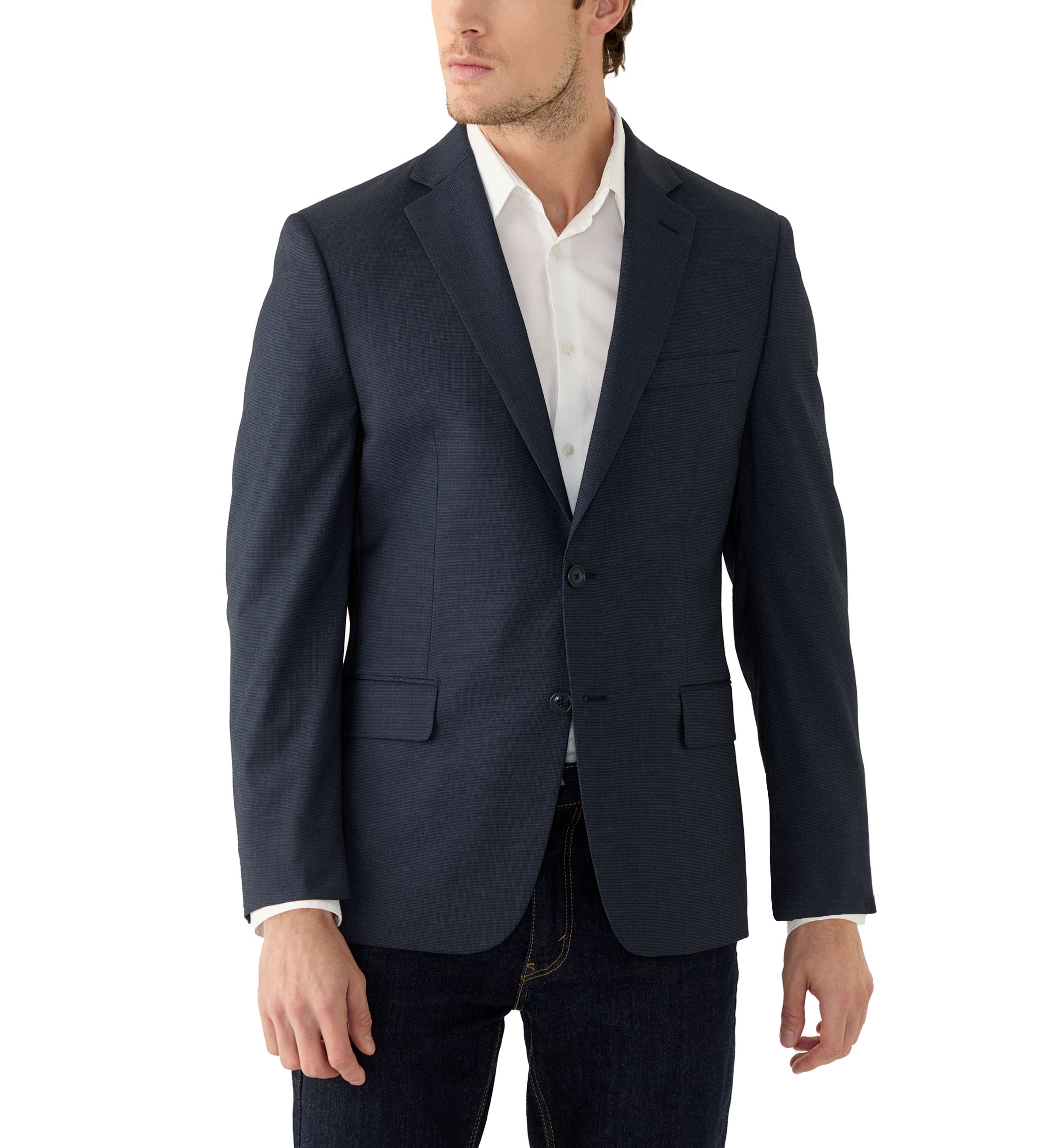 Mens Solid Suit Separate Jacket