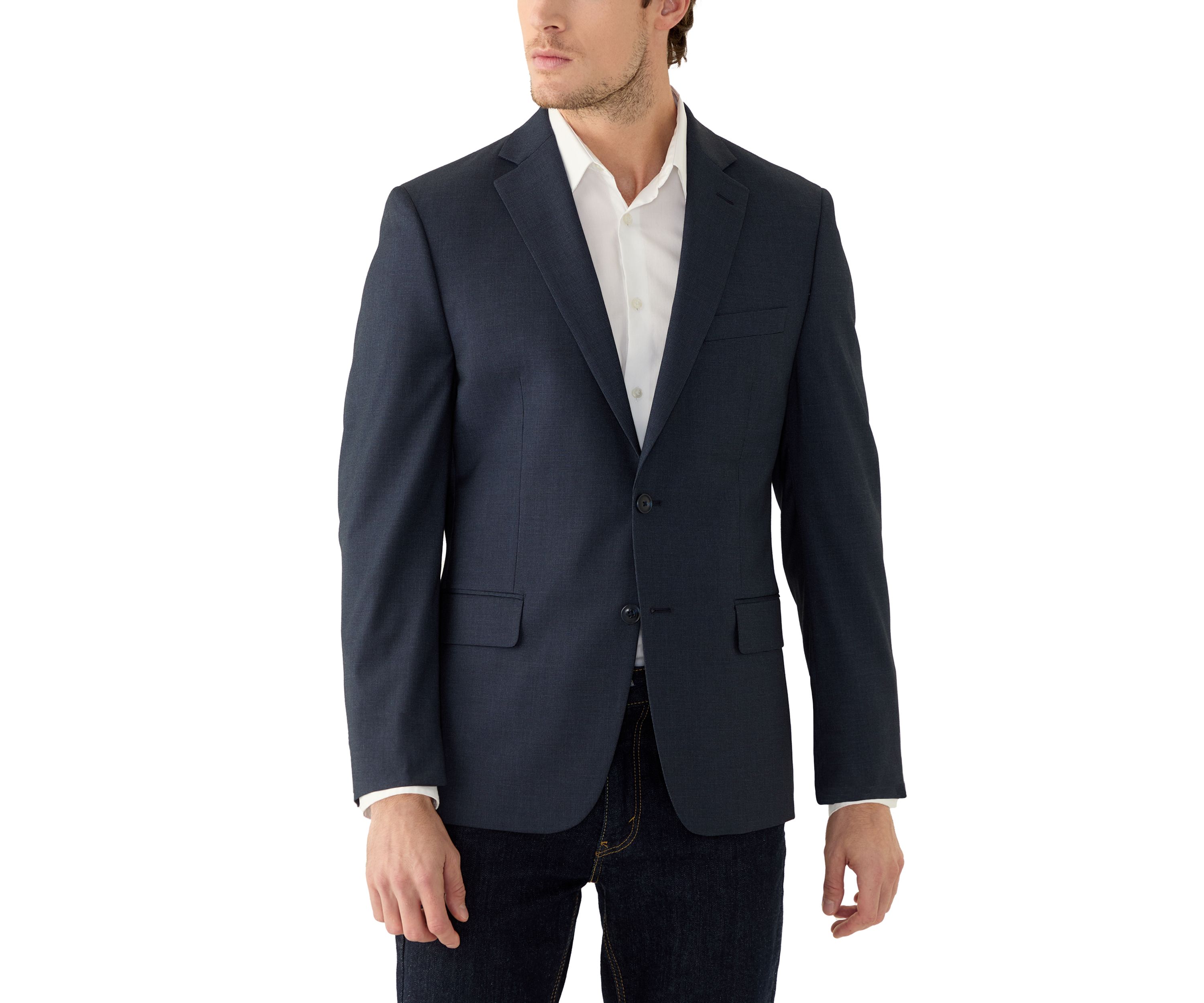 Mens Solid Suit Separate Jacket