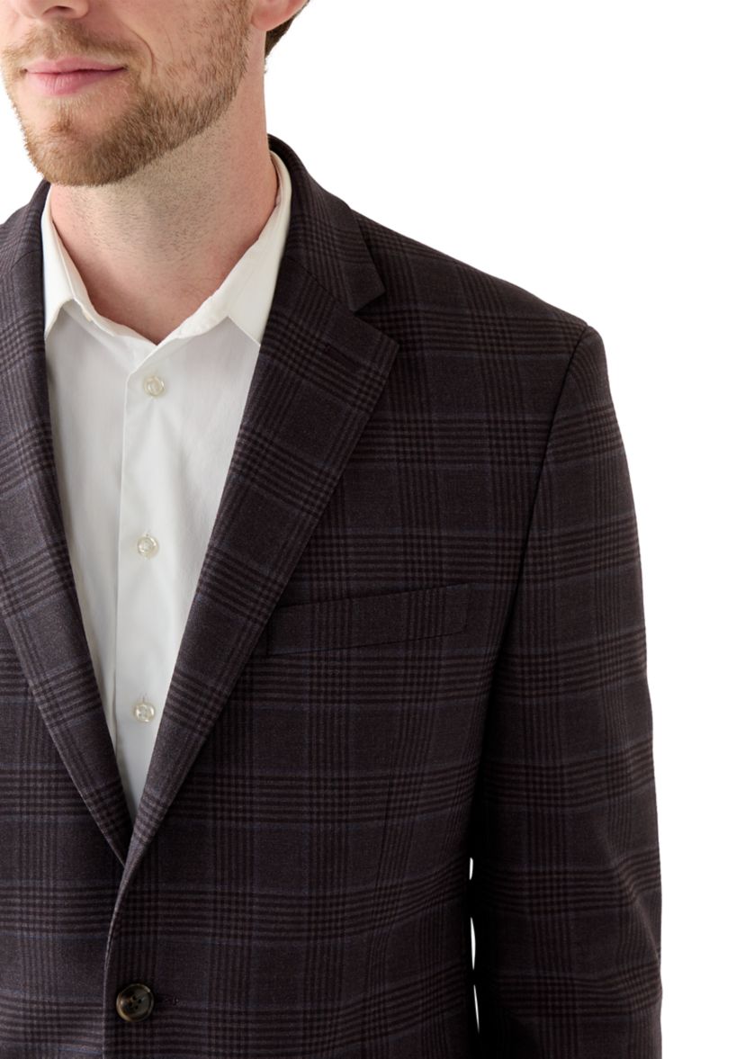 Single Breasted Two-Button Sport Coat 