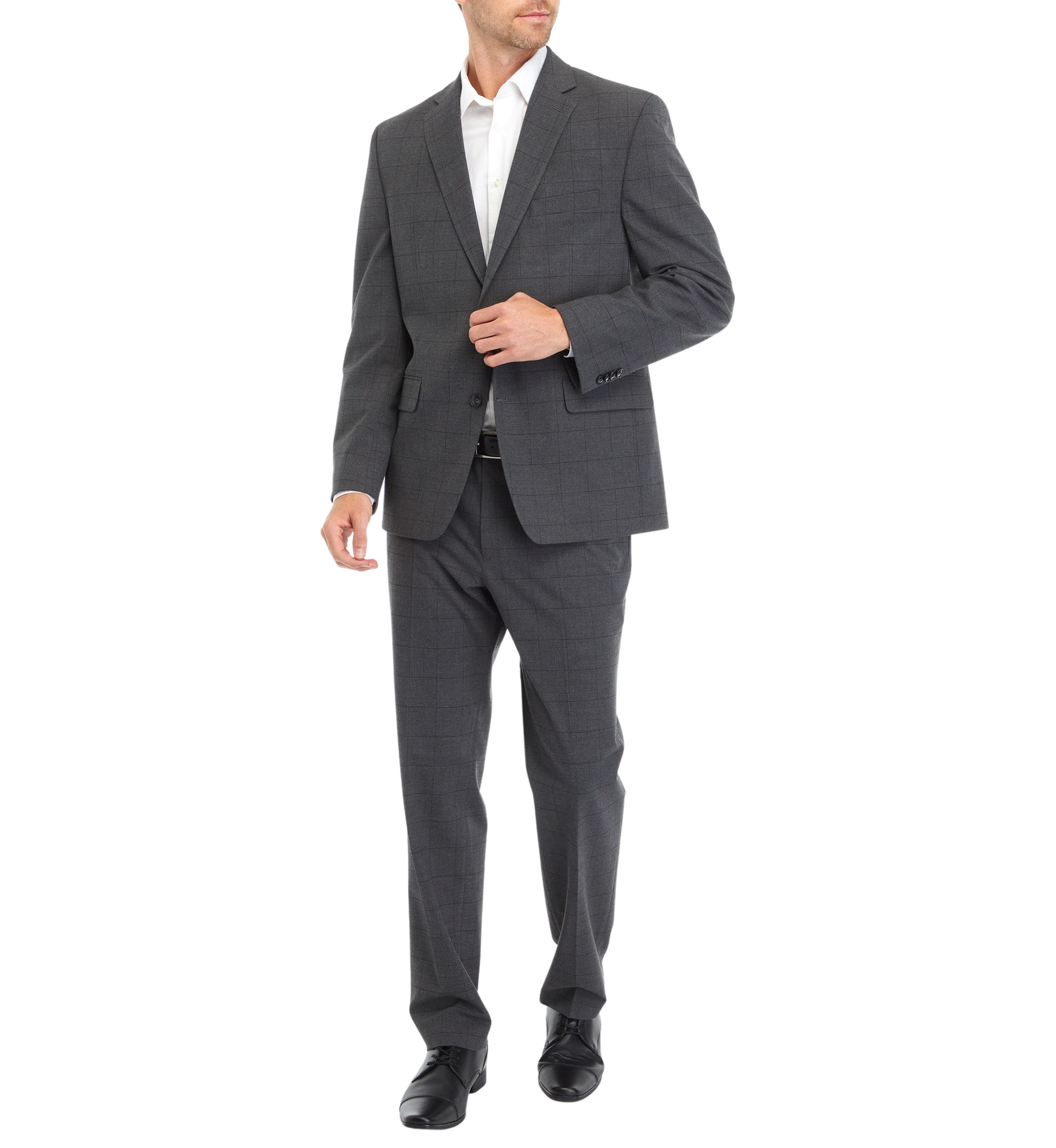 Windowpane Suit Set