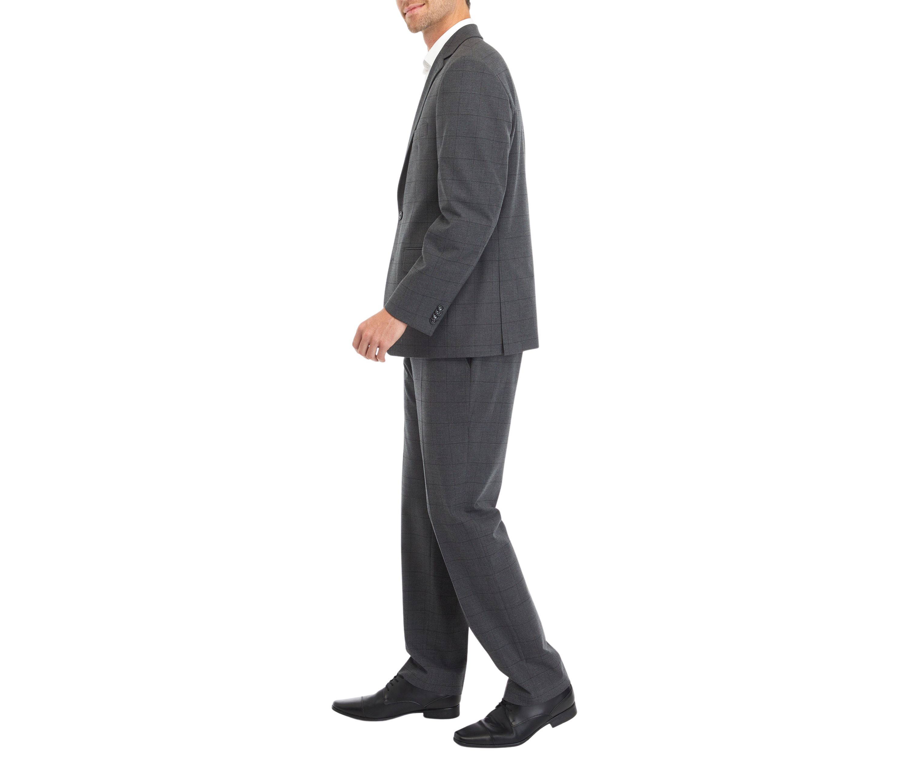 Windowpane Suit Set
