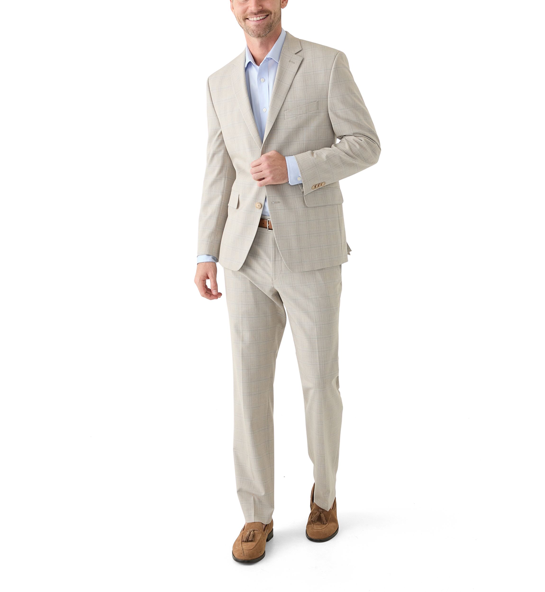 Mens Plaid Suit