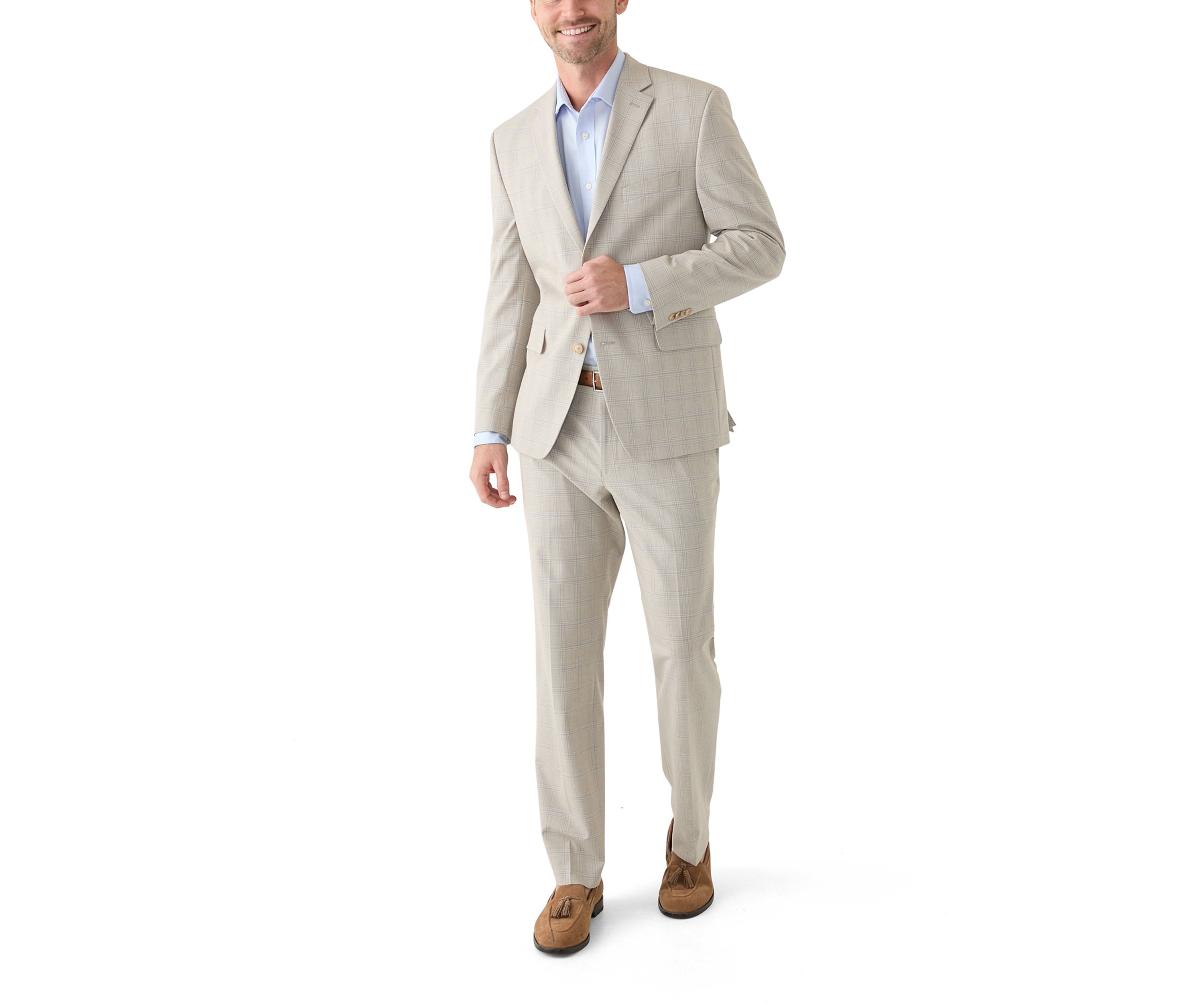 Mens Plaid Suit