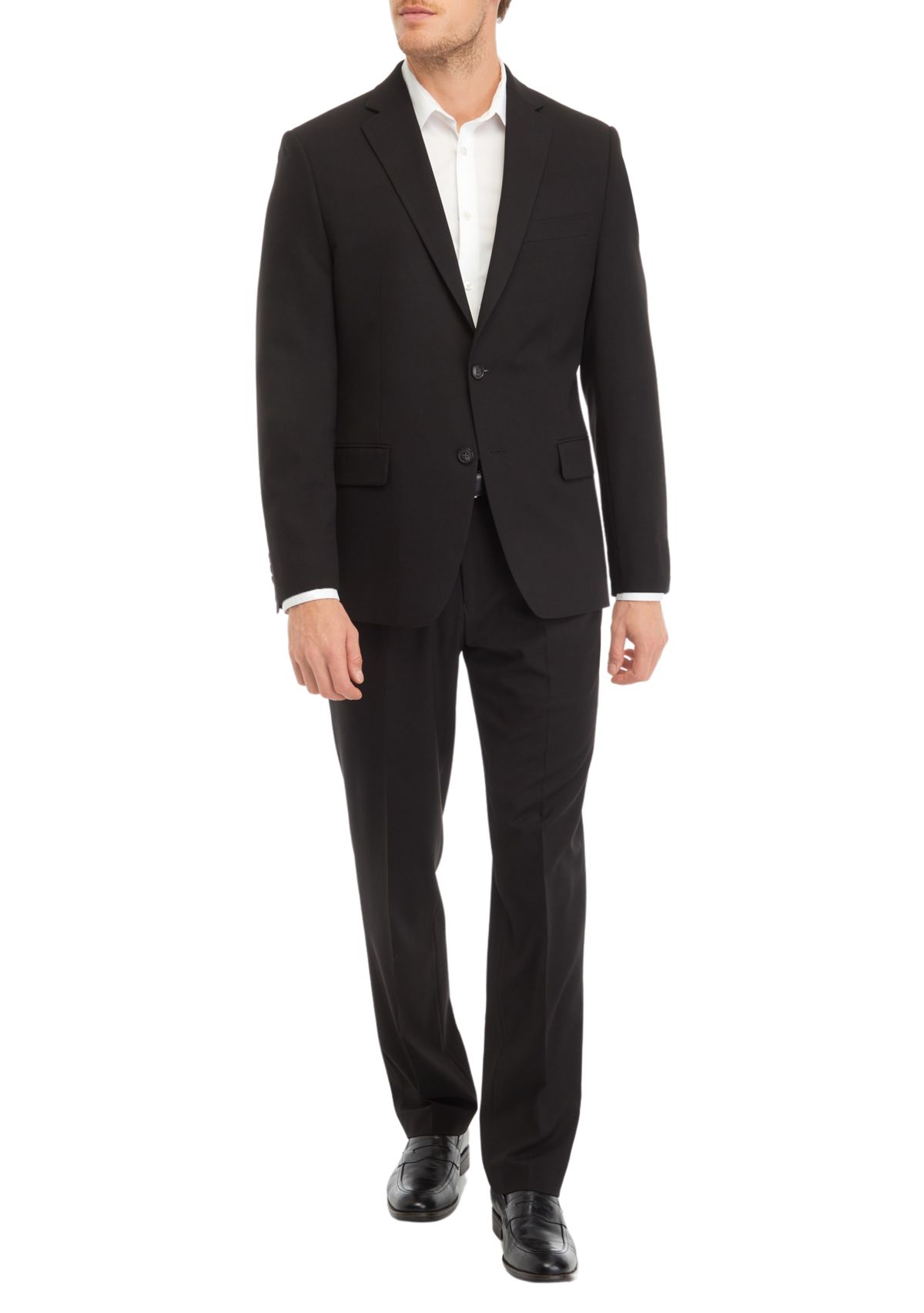 Mens Solid Suit Separate Pants