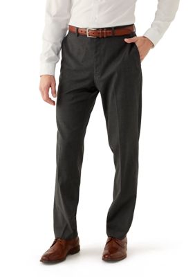 Perry Ellis Men's Solid Suit Separate Pants, Grey, 32 x 30